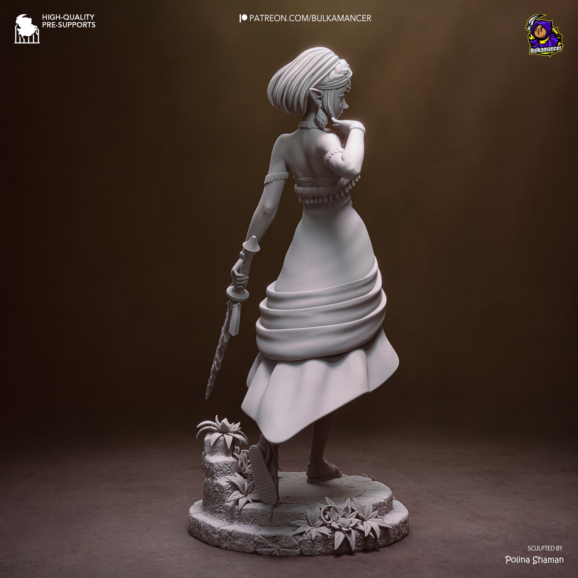 Zelda from Tears of Kingdom by Bulkamancer | High Quality Resin Print | Painted Commissions available! - Sephiknot
