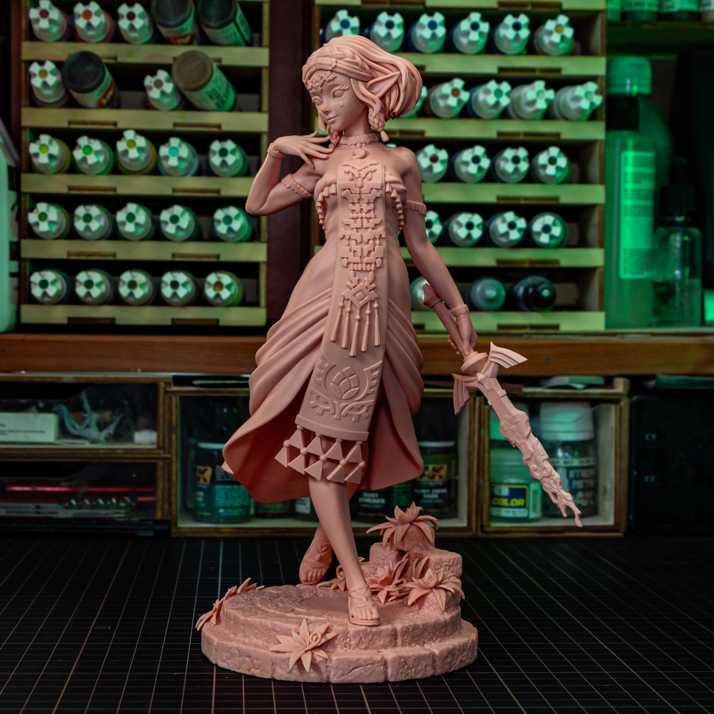 Zelda from Tears of Kingdom by Bulkamancer | High Quality Resin Print | Painted Commissions available! - Sephiknot