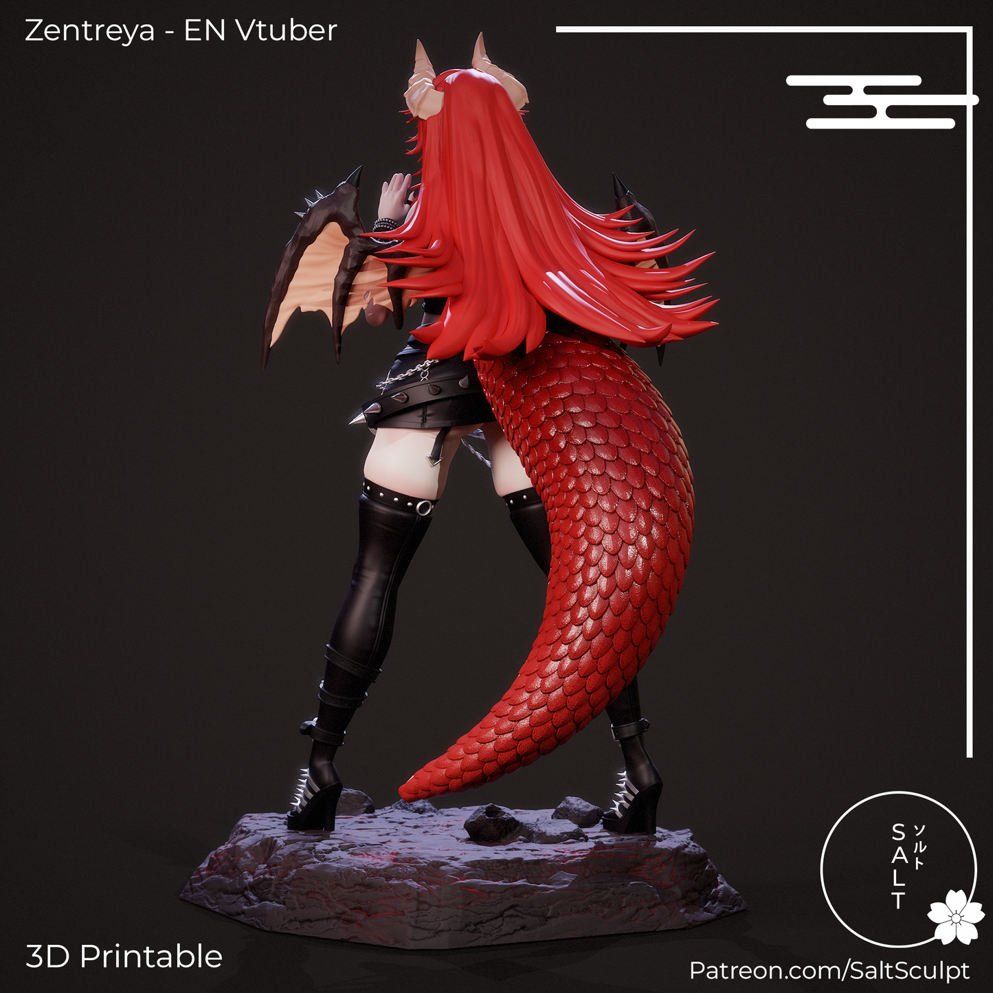 Zentreya by SaltSculpts | High Quality Resin Print | Painted Commissions available!