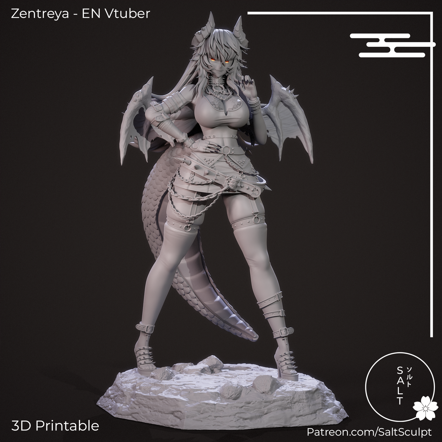 Zentreya by SaltSculpts | High Quality Resin Print | Painted Commissions available!