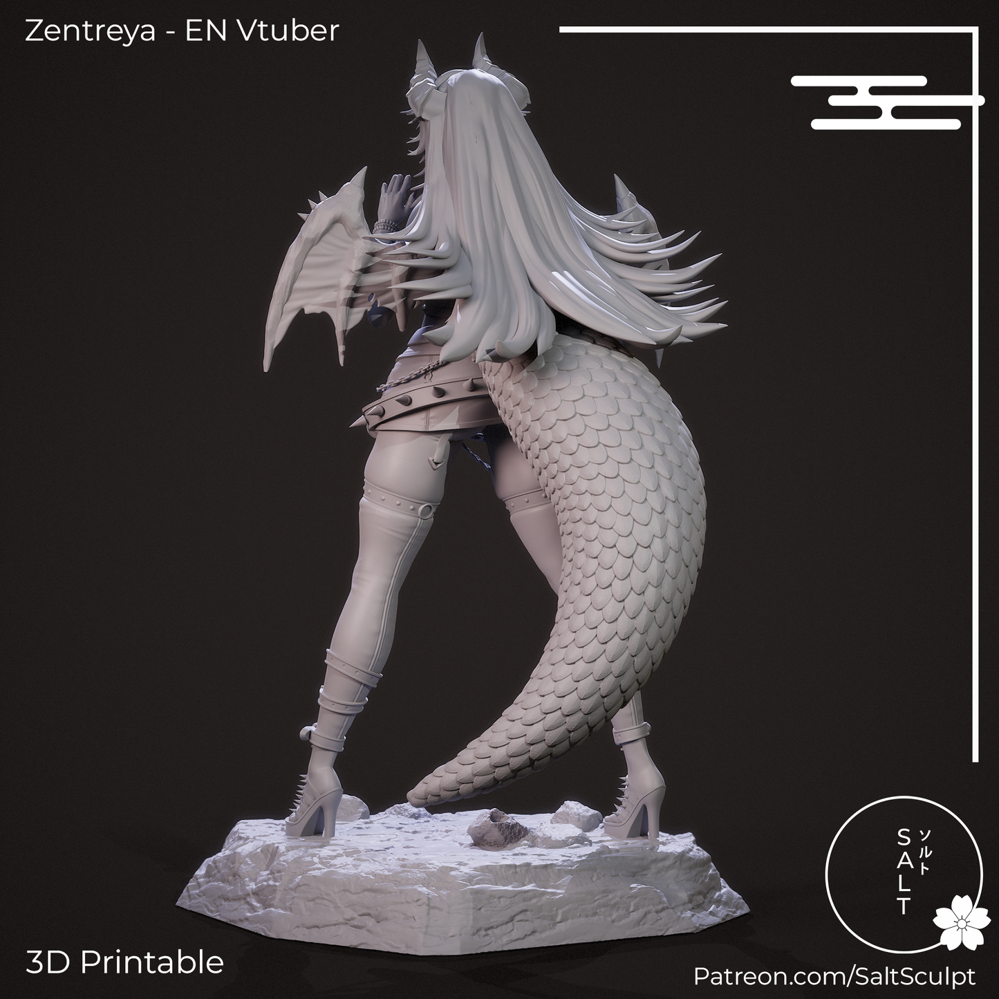 Zentreya by SaltSculpts | High Quality Resin Print | Painted Commissions available!
