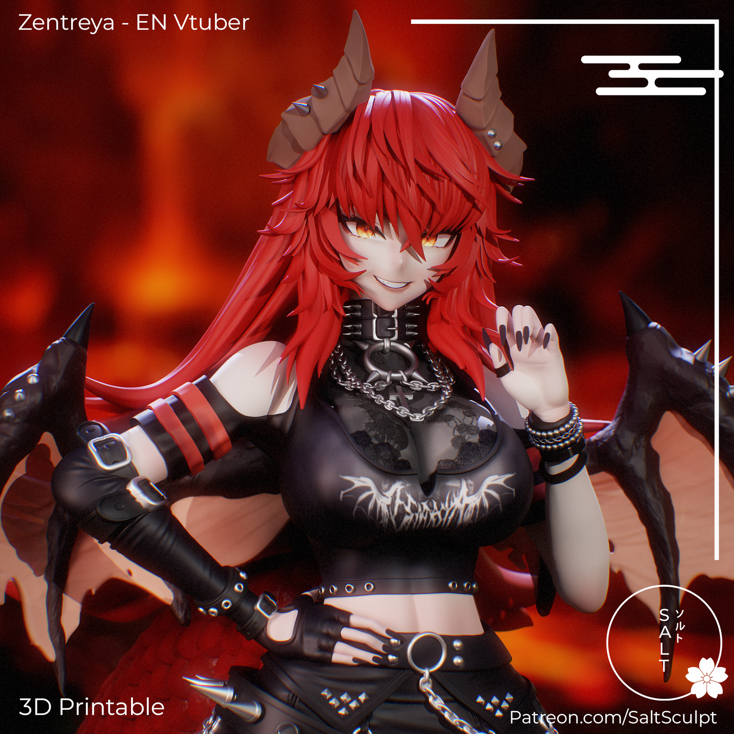 Zentreya by SaltSculpts | High Quality Resin Print | Painted Commissions available!