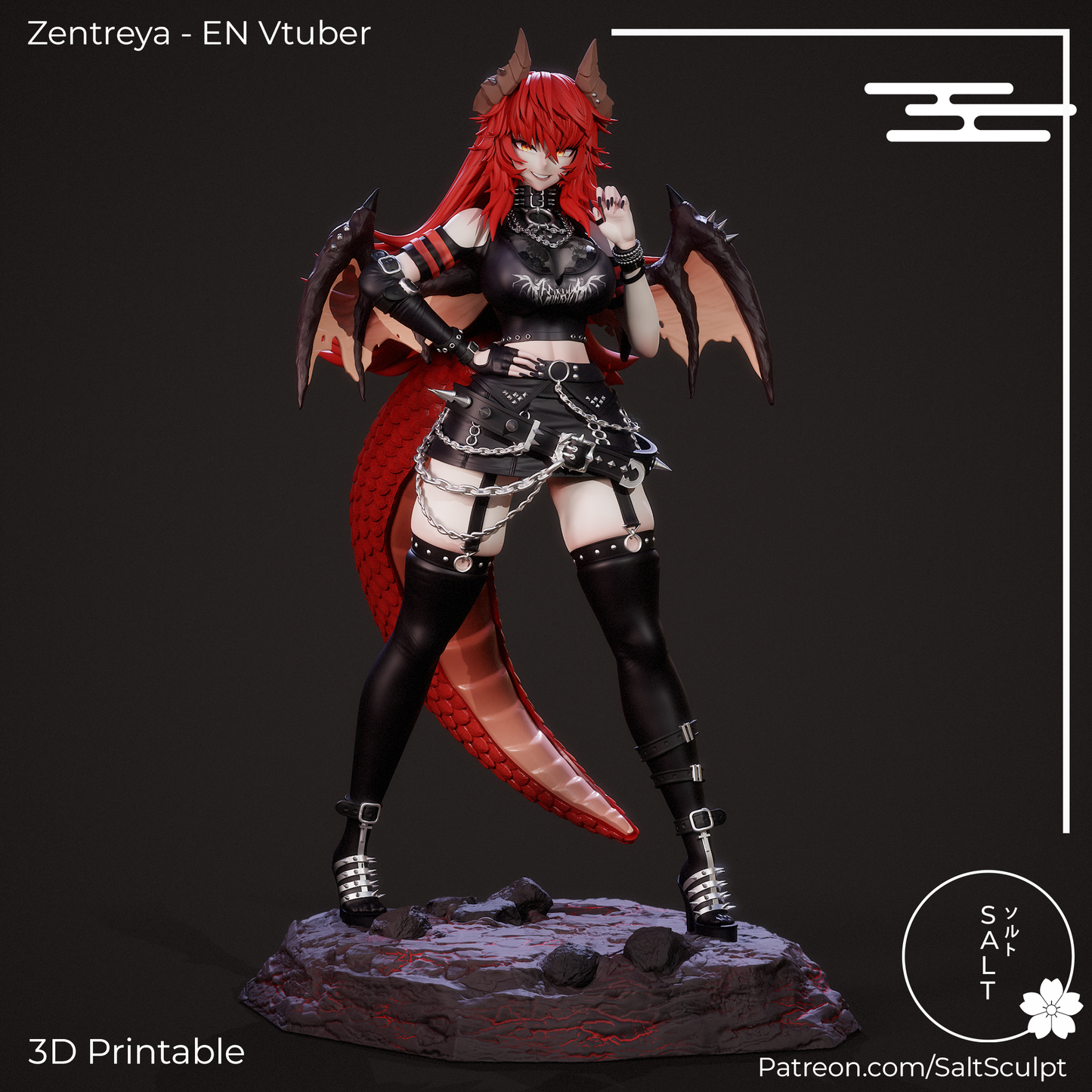 Zentreya by SaltSculpts | High Quality Resin Print | Painted Commissions available!