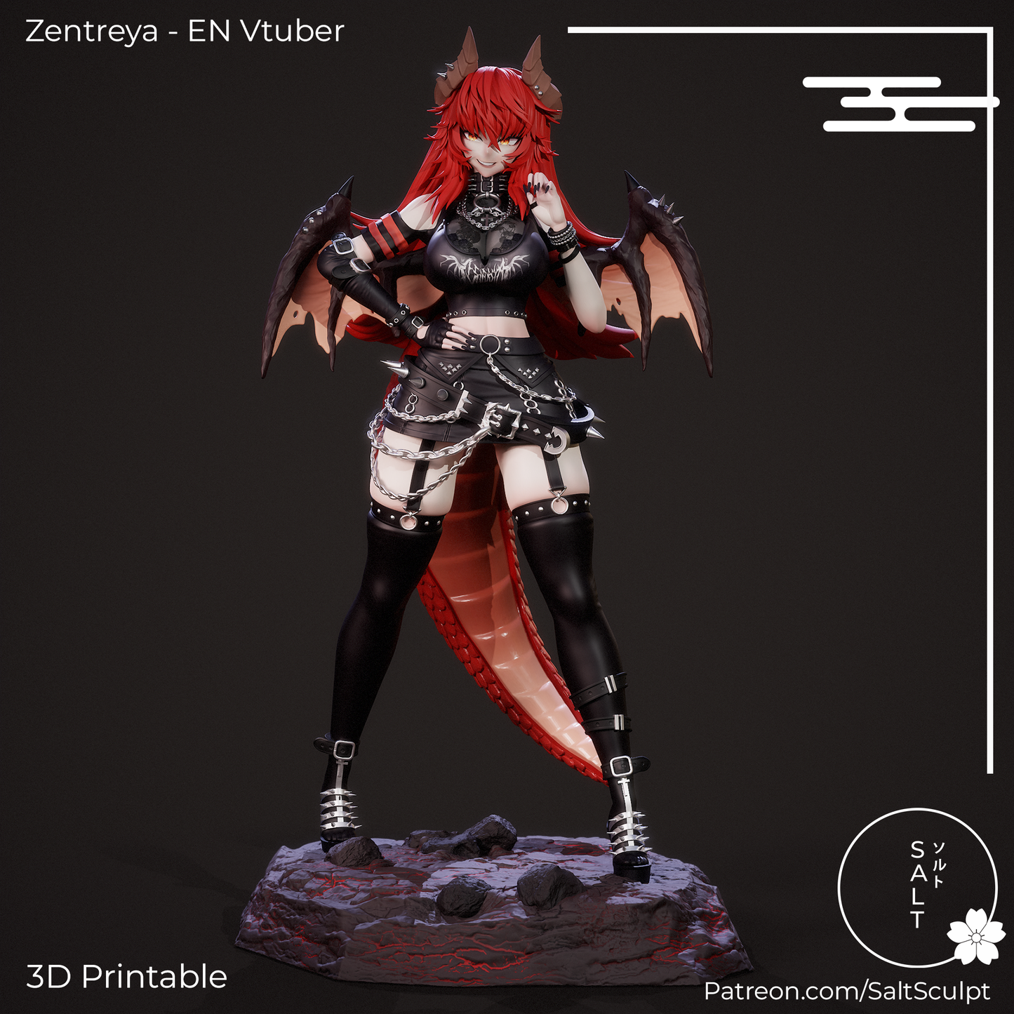 Zentreya by SaltSculpts | High Quality Resin Print | Painted Commissions available!