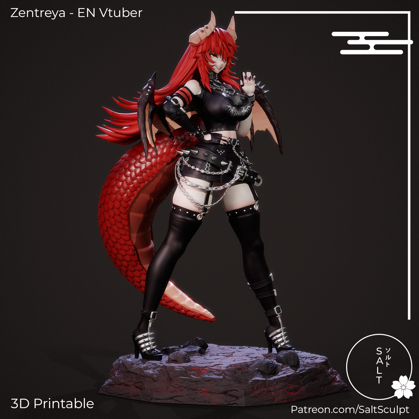 Zentreya by SaltSculpts | High Quality Resin Print | Painted Commissions available!