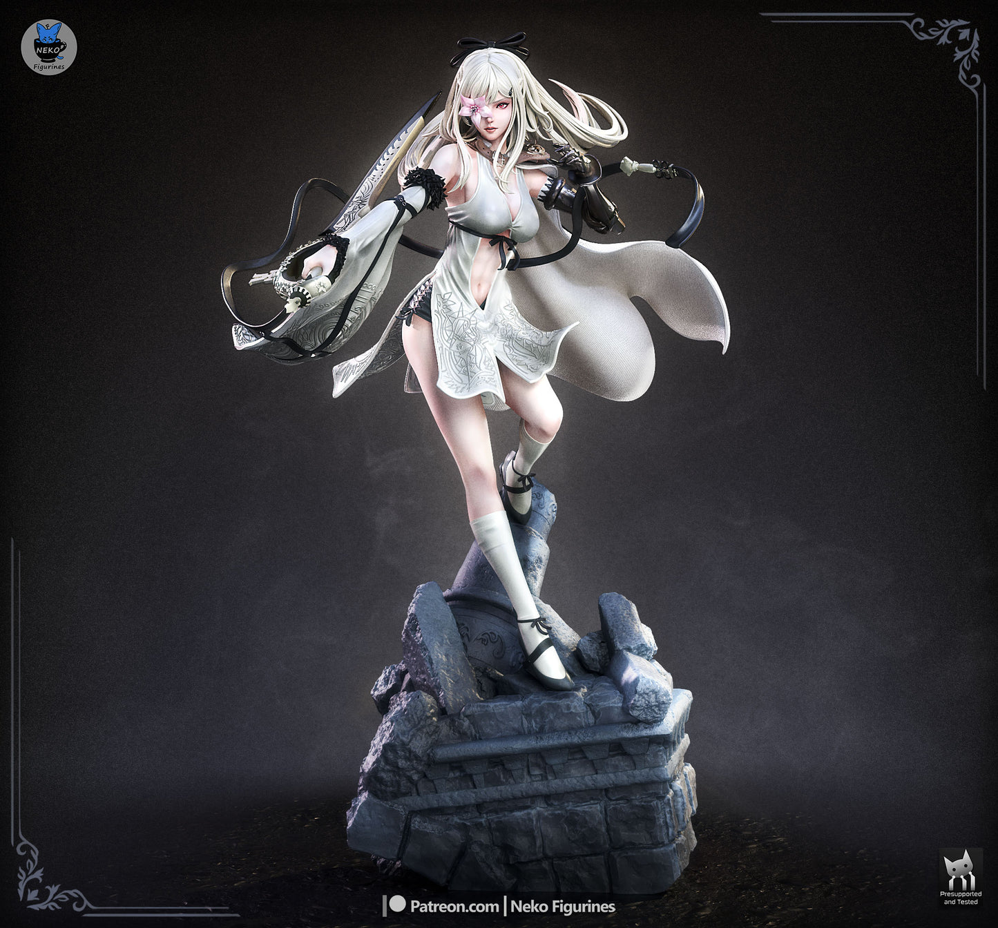Zero from Drakengard by Neko Figurines | High Quality Resin Print | Painted Commissions available!