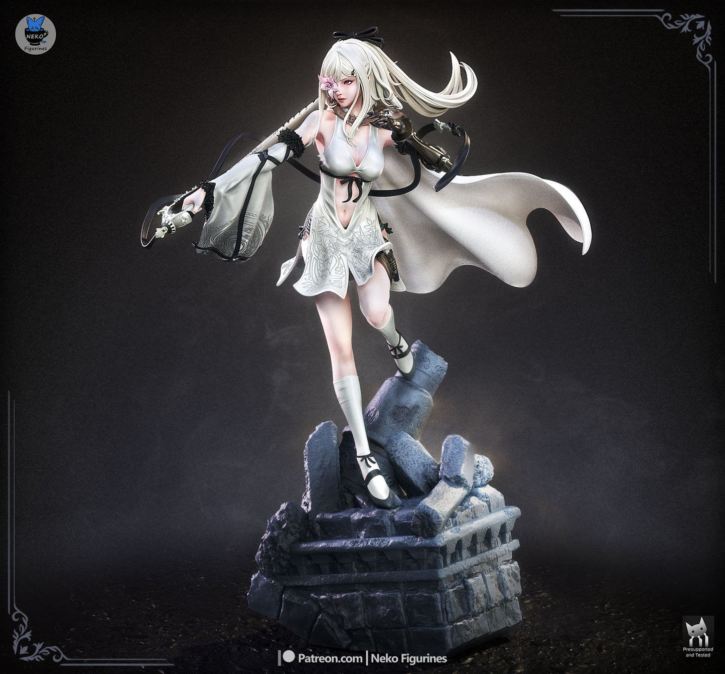 Zero from Drakengard by Neko Figurines | High Quality Resin Print | Painted Commissions available!