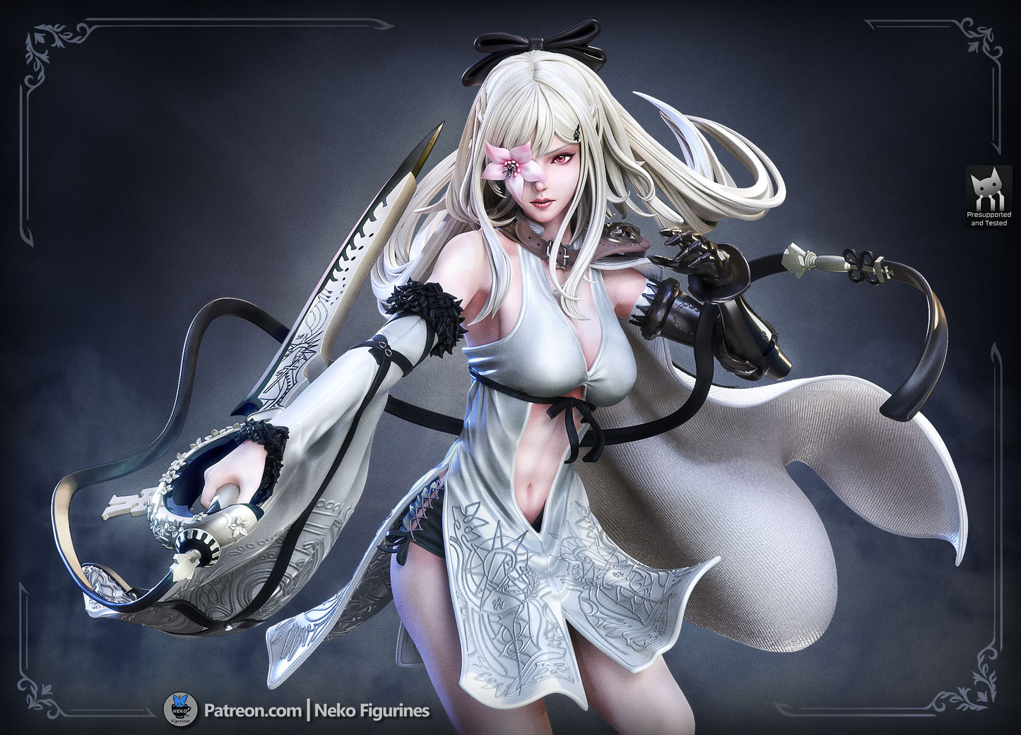 Zero from Drakengard by Neko Figurines | High Quality Resin Print | Painted Commissions available!
