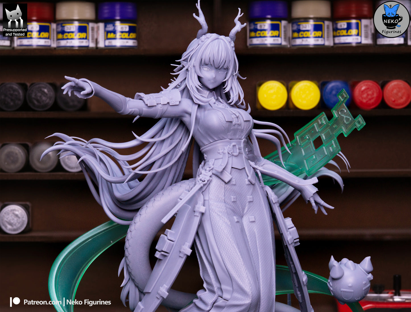 Zhuang Fangyi from Arknights: Endfield by Neko Figurines | High Quality Resin Print | Painted Commissions available! - Sephiknot