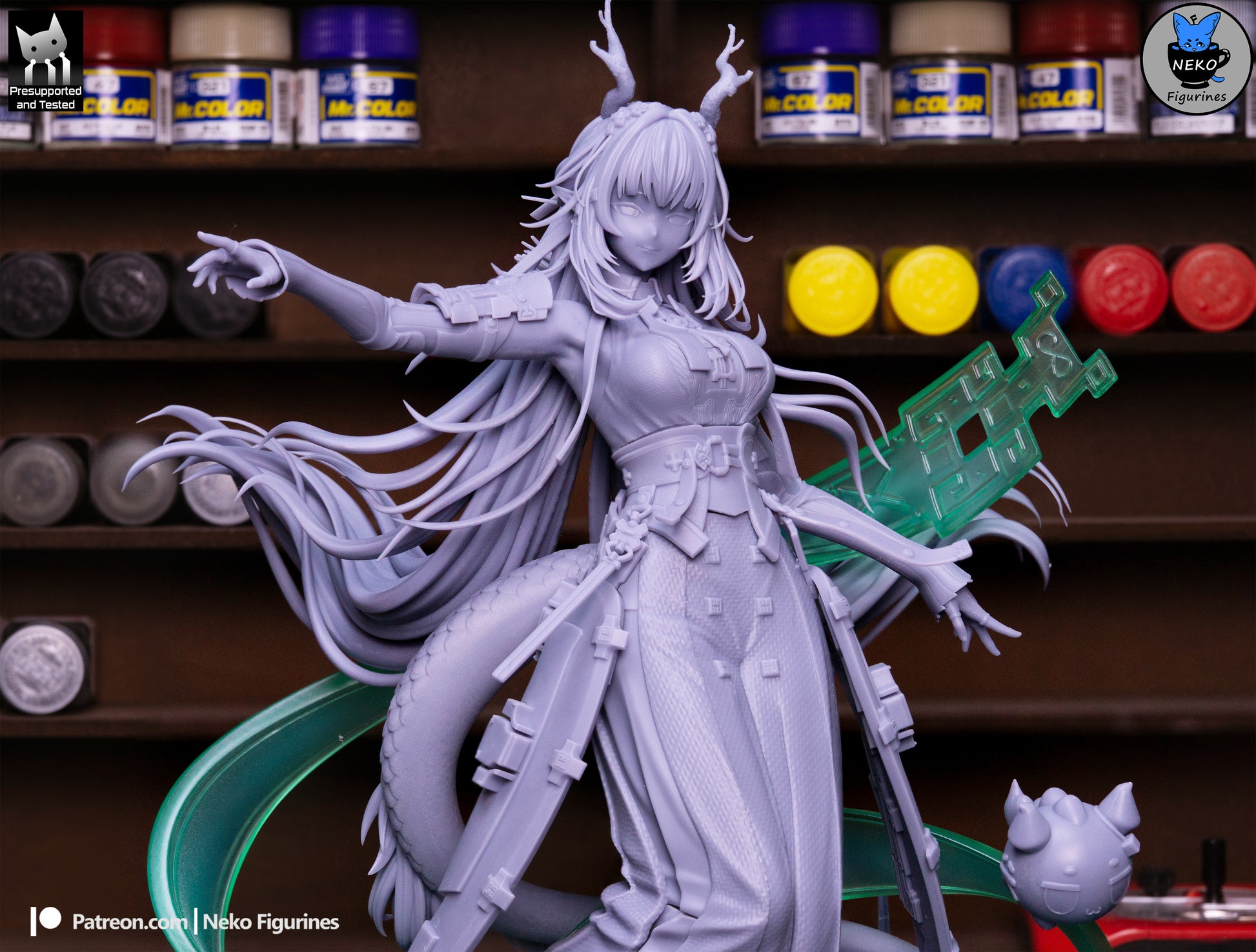 Zhuang Fangyi from Arknights: Endfield by Neko Figurines | High Quality Resin Print | Painted Commissions available! - Sephiknot