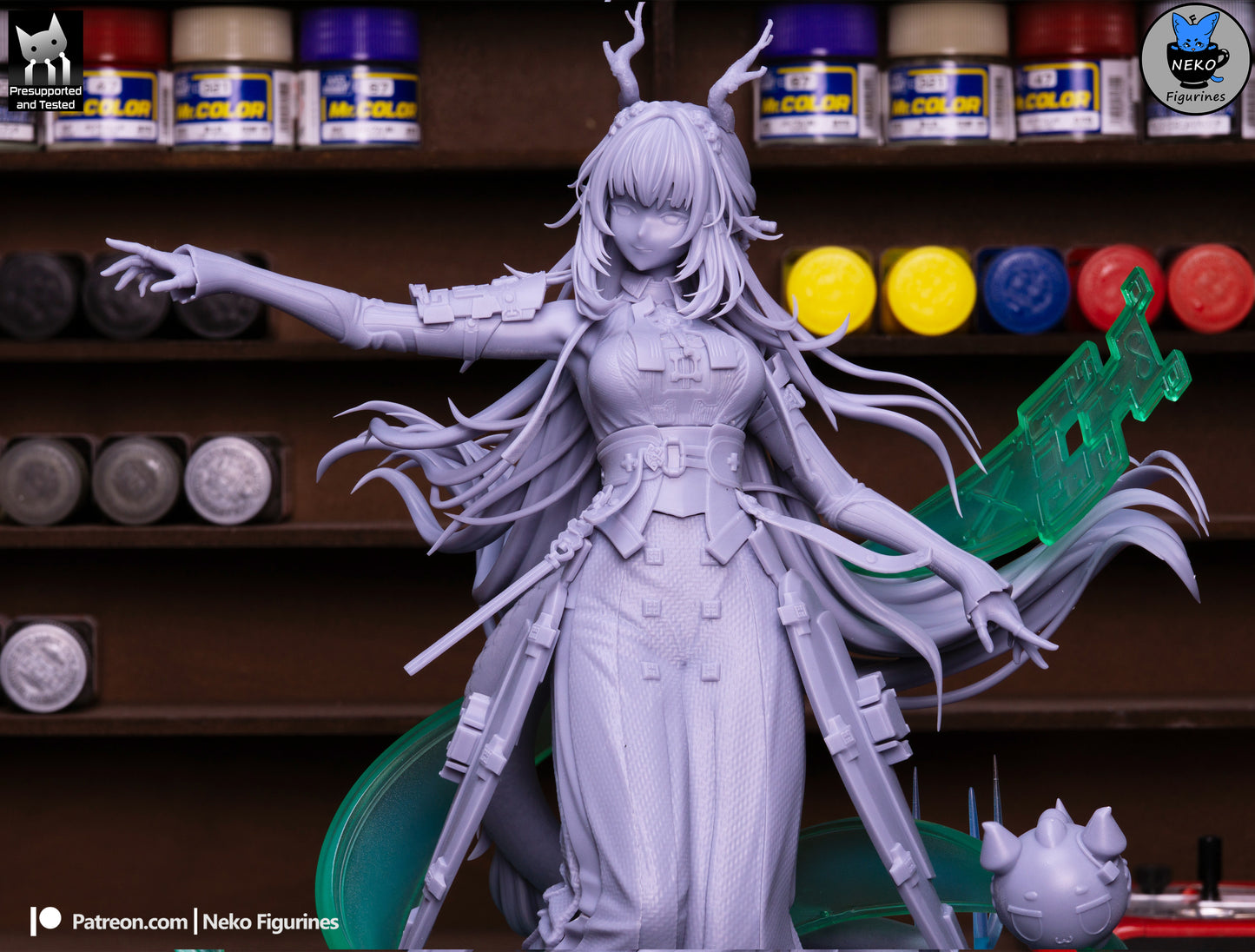 Zhuang Fangyi from Arknights: Endfield by Neko Figurines | High Quality Resin Print | Painted Commissions available! - Sephiknot
