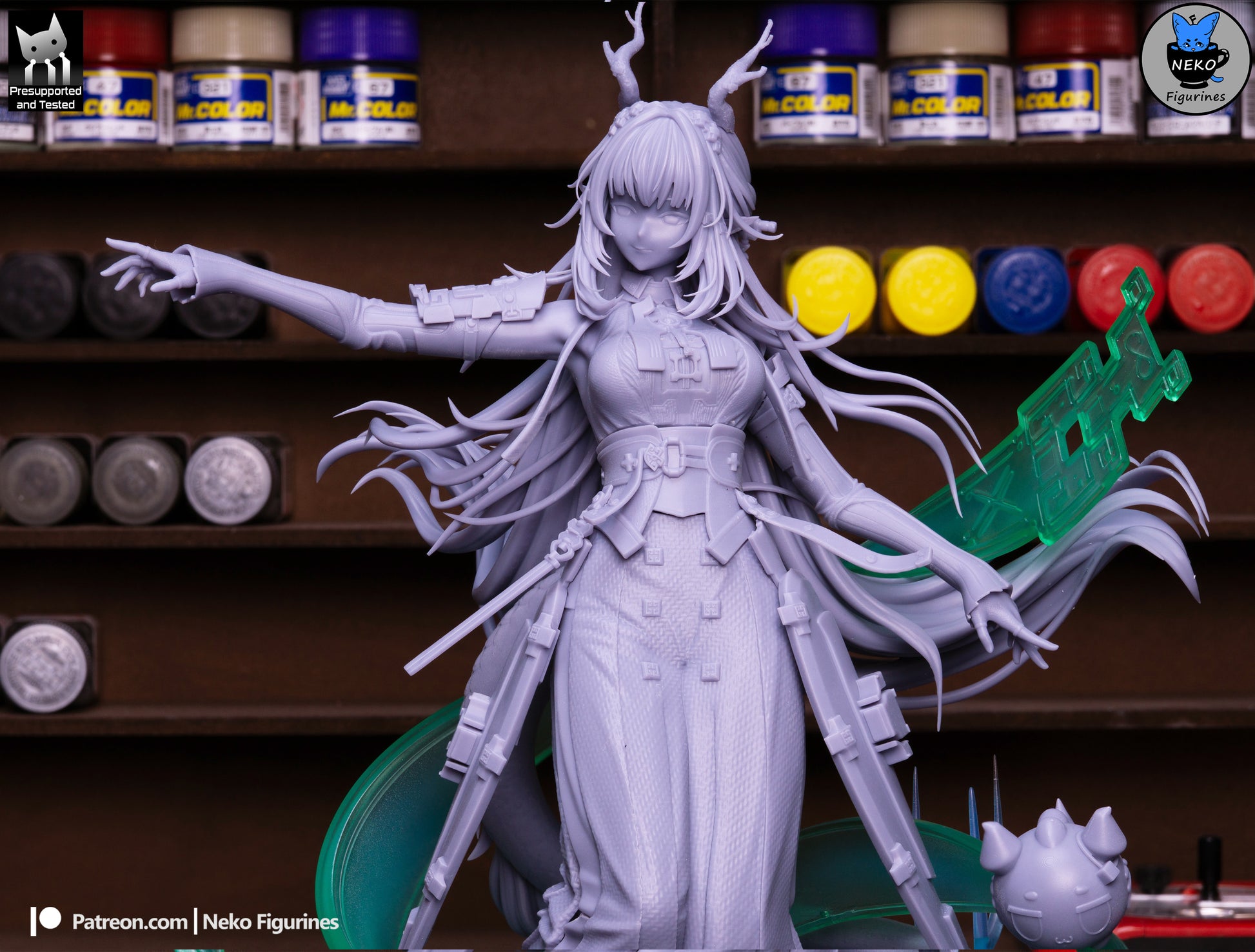 Zhuang Fangyi from Arknights: Endfield by Neko Figurines | High Quality Resin Print | Painted Commissions available! - Sephiknot