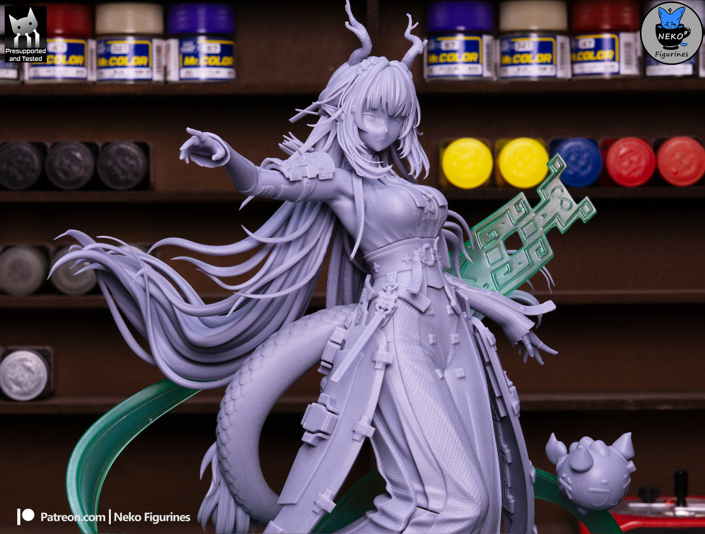 Zhuang Fangyi from Arknights: Endfield by Neko Figurines | High Quality Resin Print | Painted Commissions available! - Sephiknot