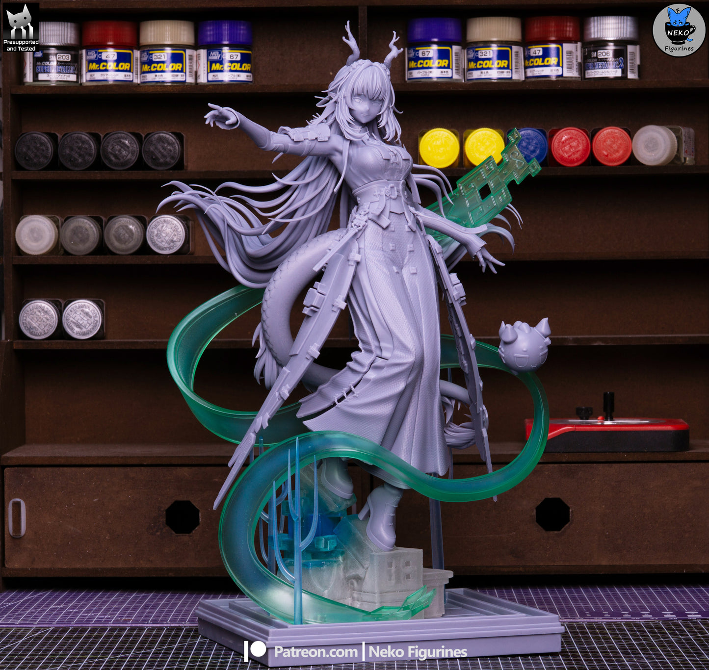 Zhuang Fangyi from Arknights: Endfield by Neko Figurines | High Quality Resin Print | Painted Commissions available! - Sephiknot