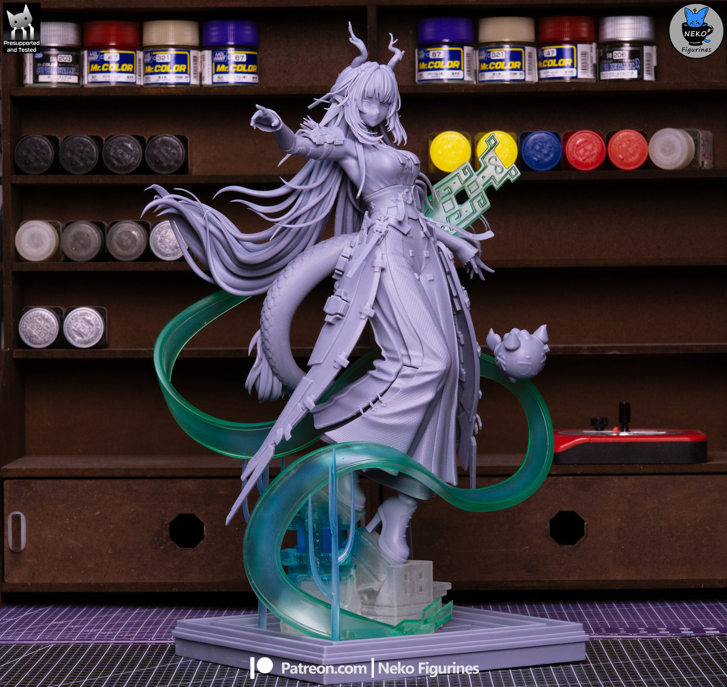 Zhuang Fangyi from Arknights: Endfield by Neko Figurines | High Quality Resin Print | Painted Commissions available! - Sephiknot