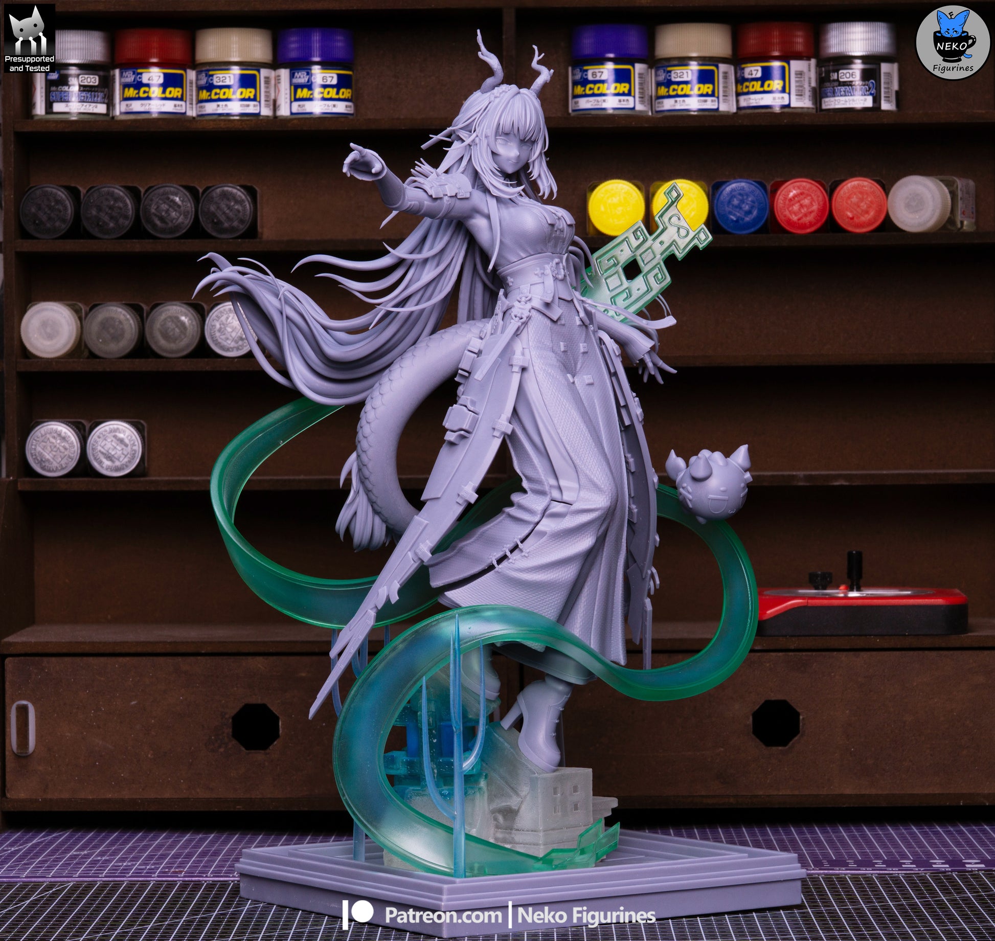 Zhuang Fangyi from Arknights: Endfield by Neko Figurines | High Quality Resin Print | Painted Commissions available! - Sephiknot