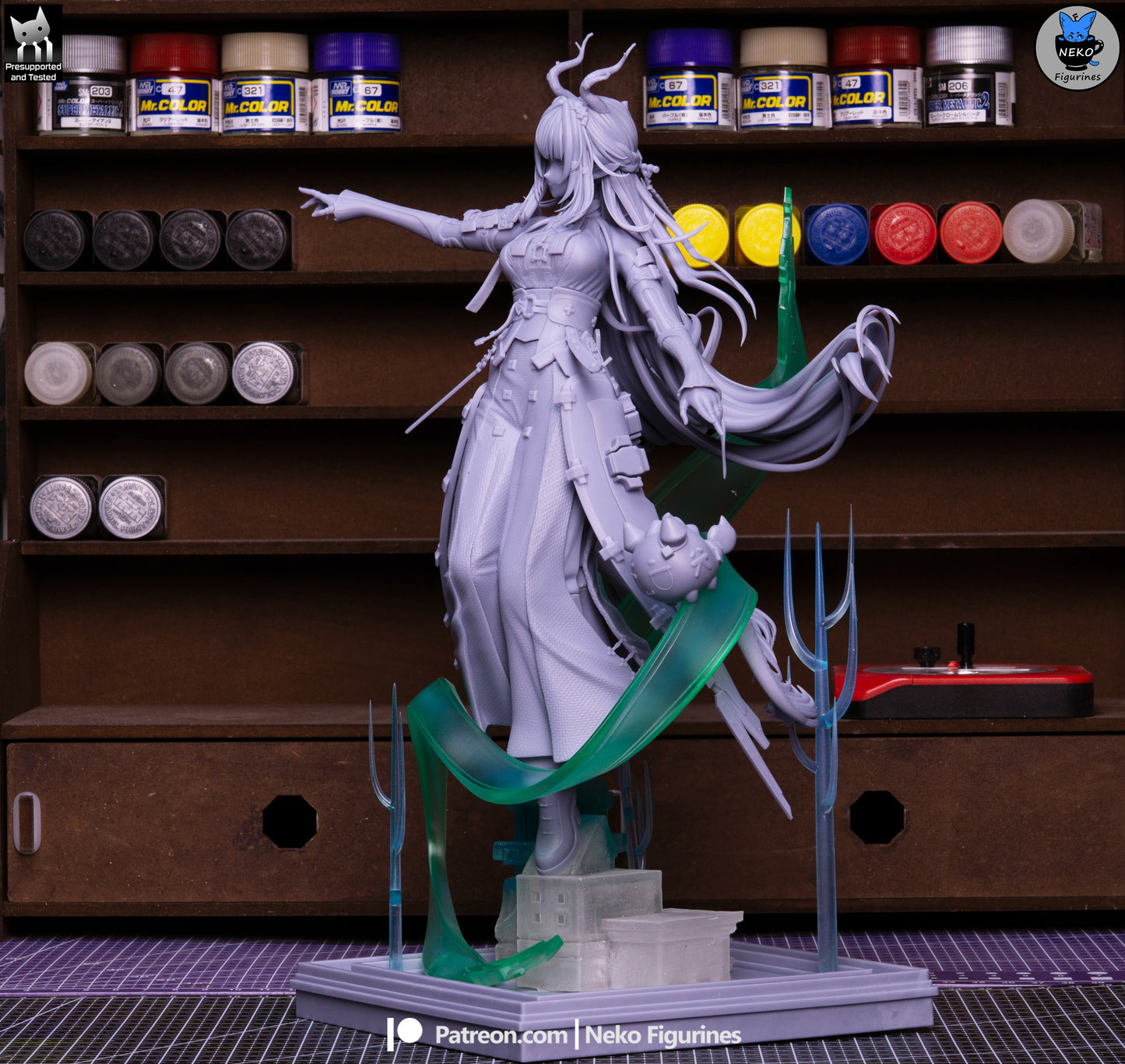 Zhuang Fangyi from Arknights: Endfield by Neko Figurines | High Quality Resin Print | Painted Commissions available! - Sephiknot