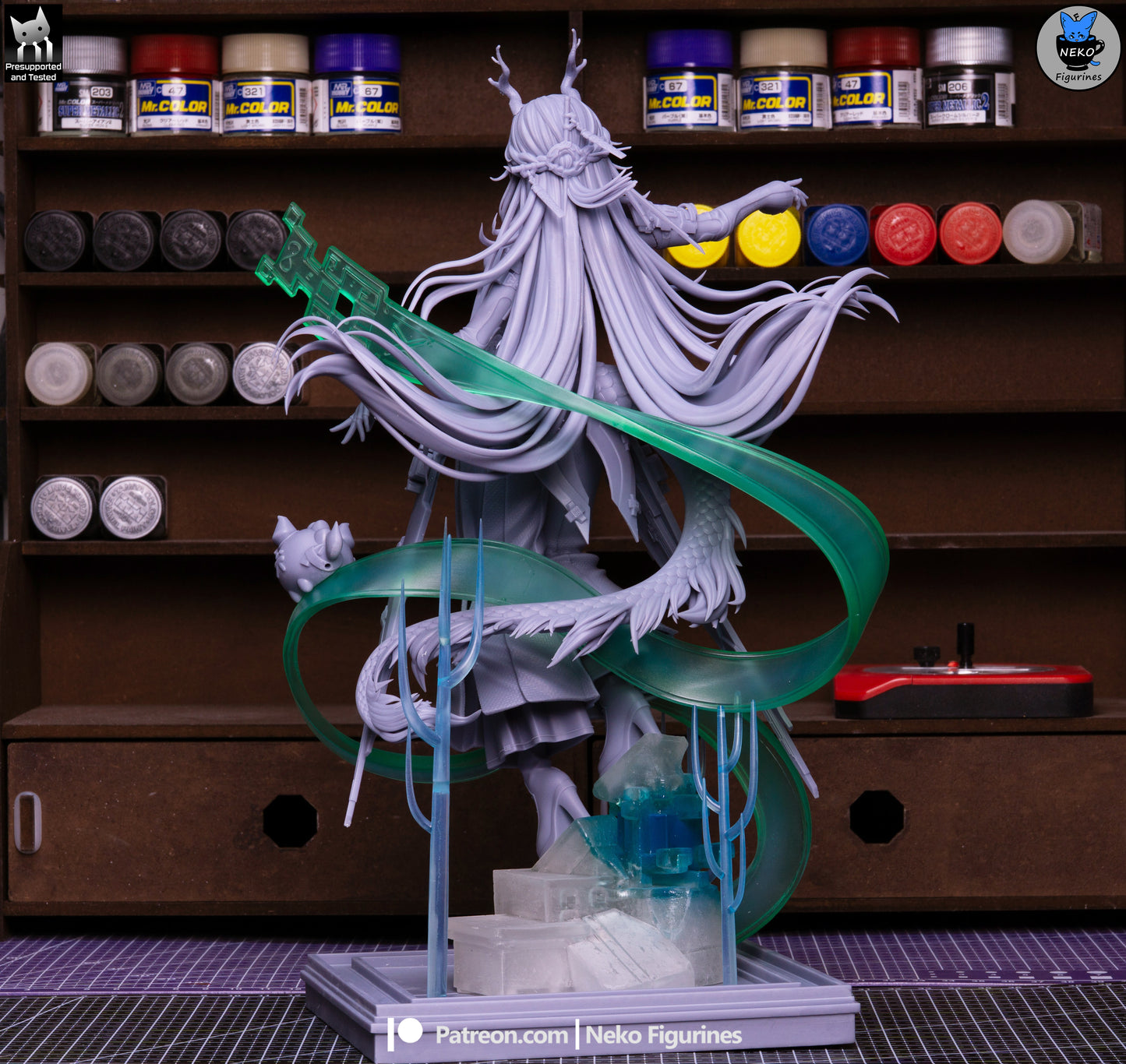 Zhuang Fangyi from Arknights: Endfield by Neko Figurines | High Quality Resin Print | Painted Commissions available! - Sephiknot
