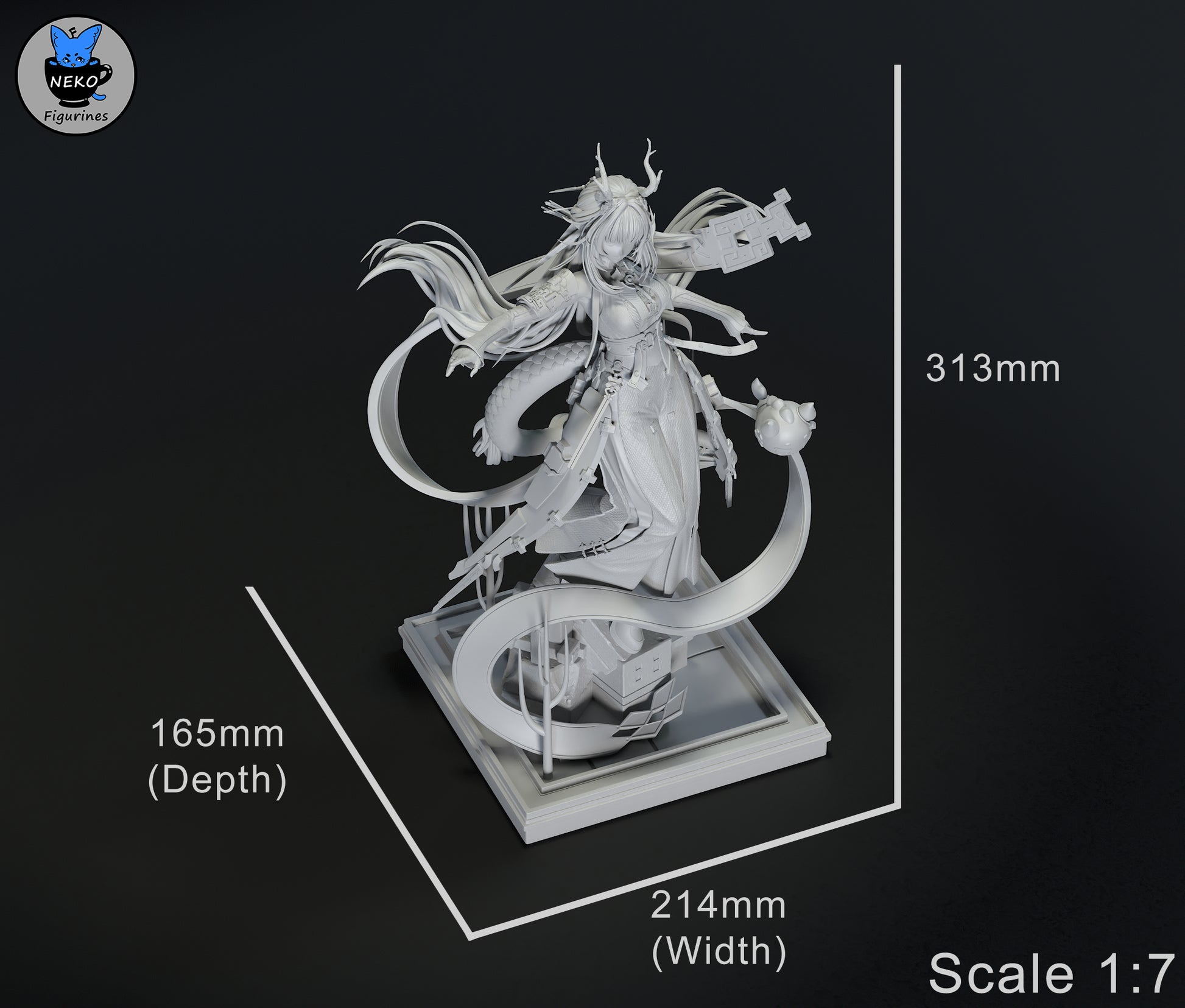 Zhuang Fangyi from Arknights: Endfield by Neko Figurines | High Quality Resin Print | Painted Commissions available! - Sephiknot