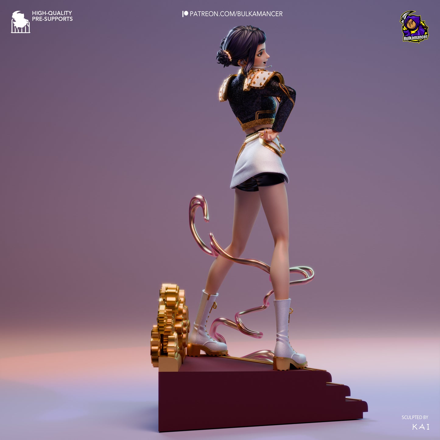 Zoey from K-Pop Demon Hunters Fan-Made Model by Bulkamancer
