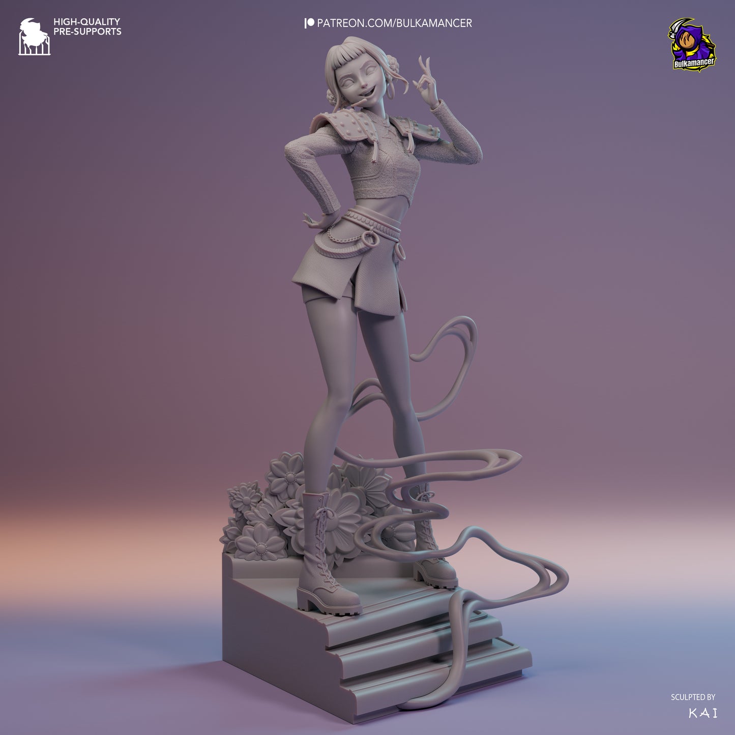 Zoey from K-Pop Demon Hunters Fan-Made Model by Bulkamancer