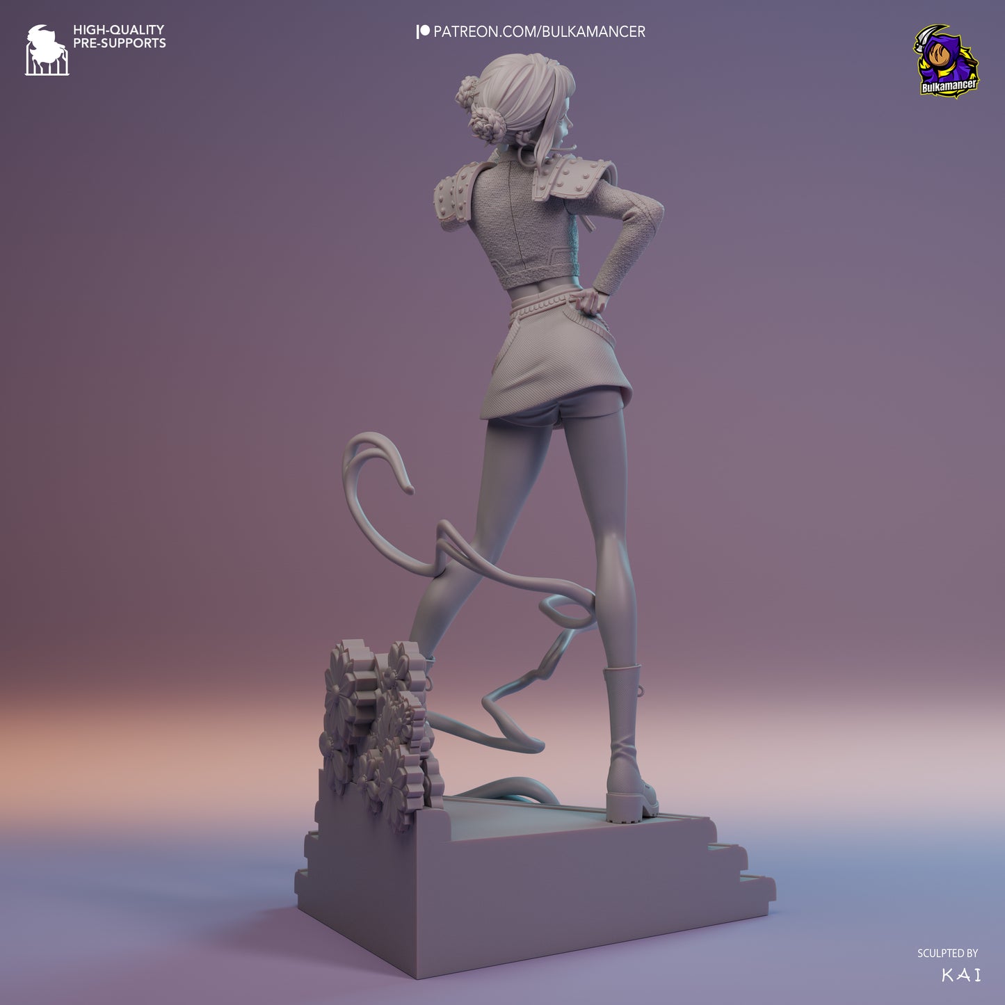 Zoey from K-Pop Demon Hunters Fan-Made Model by Bulkamancer