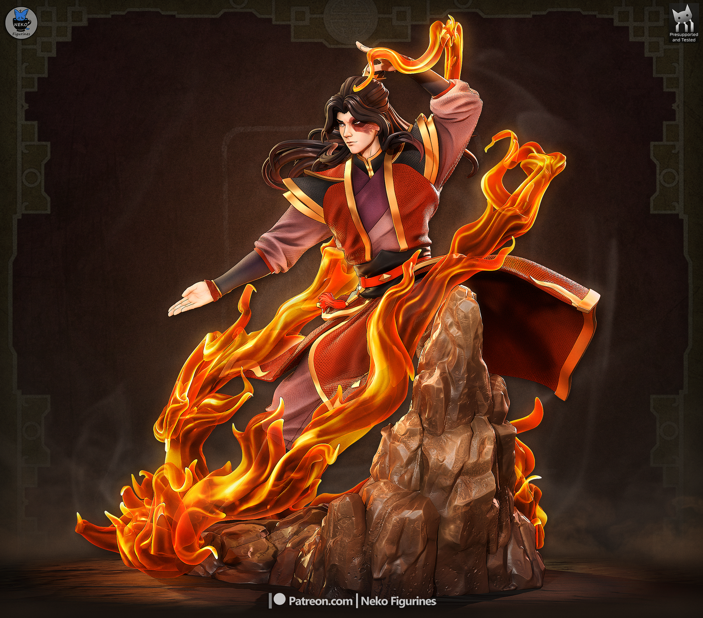 Zuko from Avatar by Neko Figurines | High Quality Resin Print | Painted Commissions available!