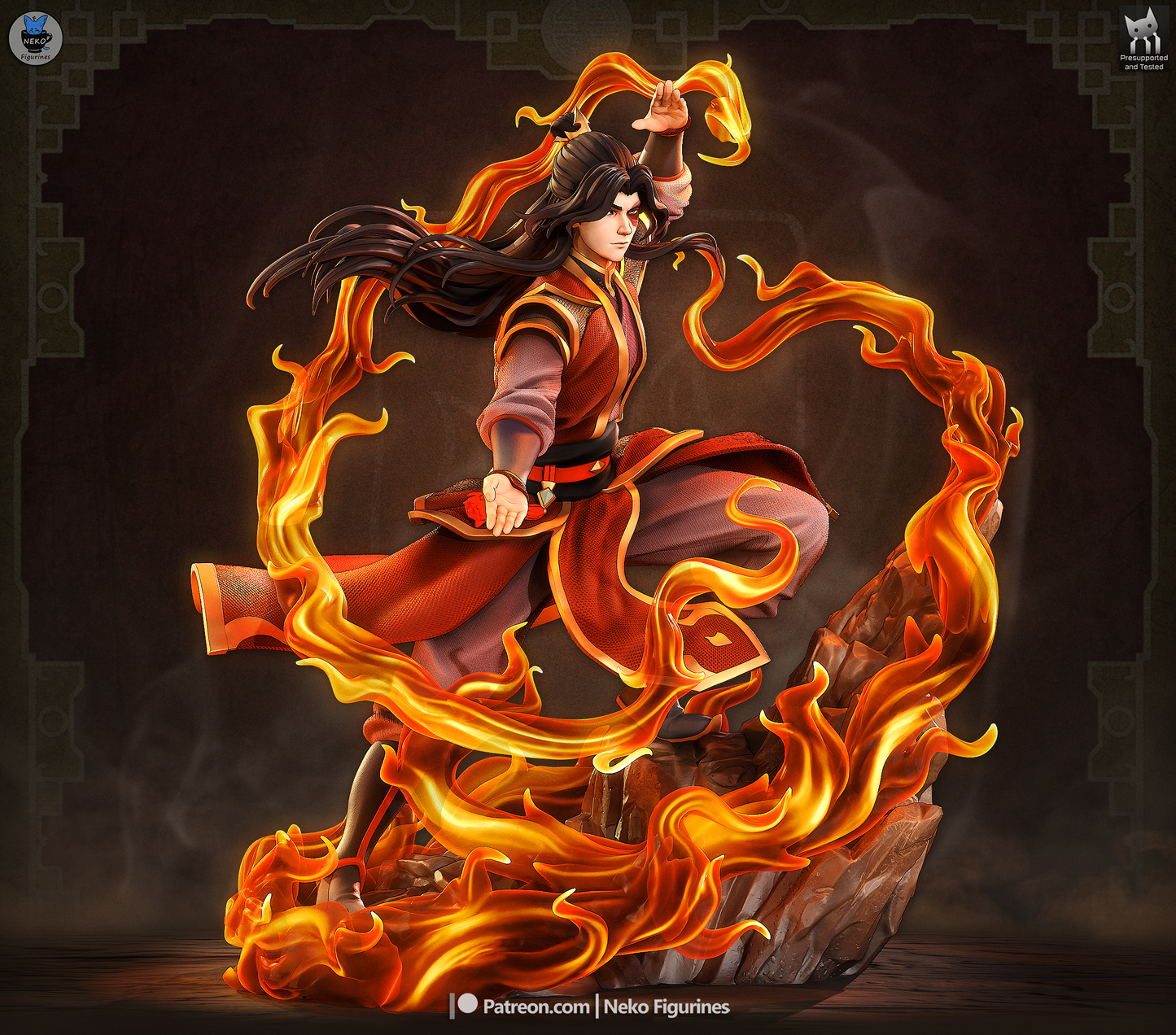 Zuko from Avatar by Neko Figurines | High Quality Resin Print | Painted Commissions available!
