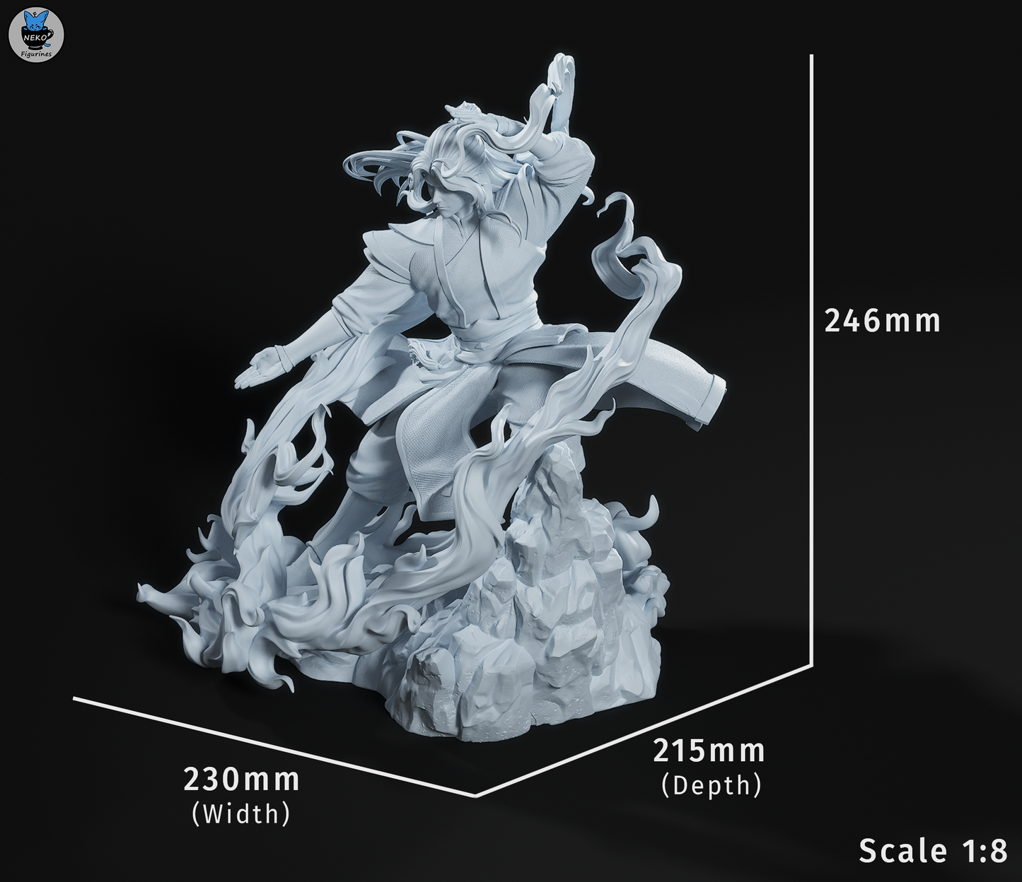 Zuko from Avatar by Neko Figurines | High Quality Resin Print | Painted Commissions available!