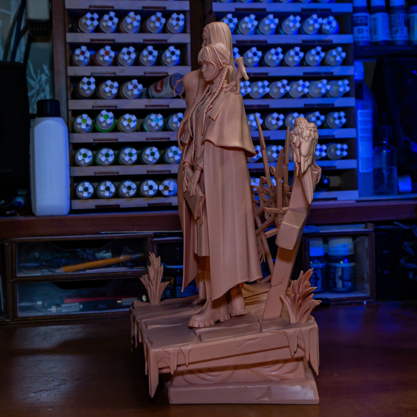 Wednesday and Morticia from Adams Family Fan-Made Model by Bulkamancer