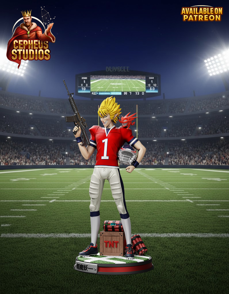 Hirumi Yoichi from Eyeshield 21 by Cepheus | High Quality Resin Print | Painted Commissions available! - Sephiknot