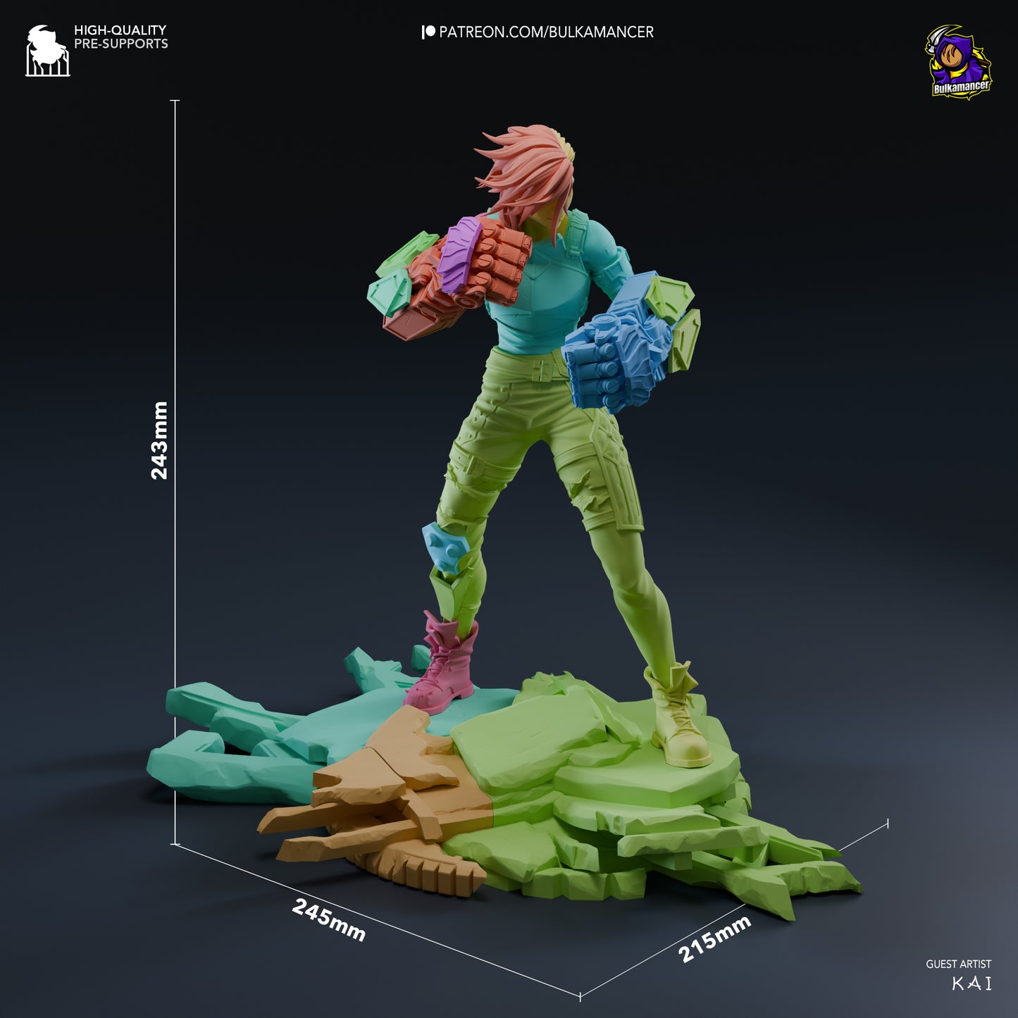 Arcane Vi Garage Kit | Fanmade Model by Bulkamancer | Piltover brawler | 3D Printed - Sephiknot