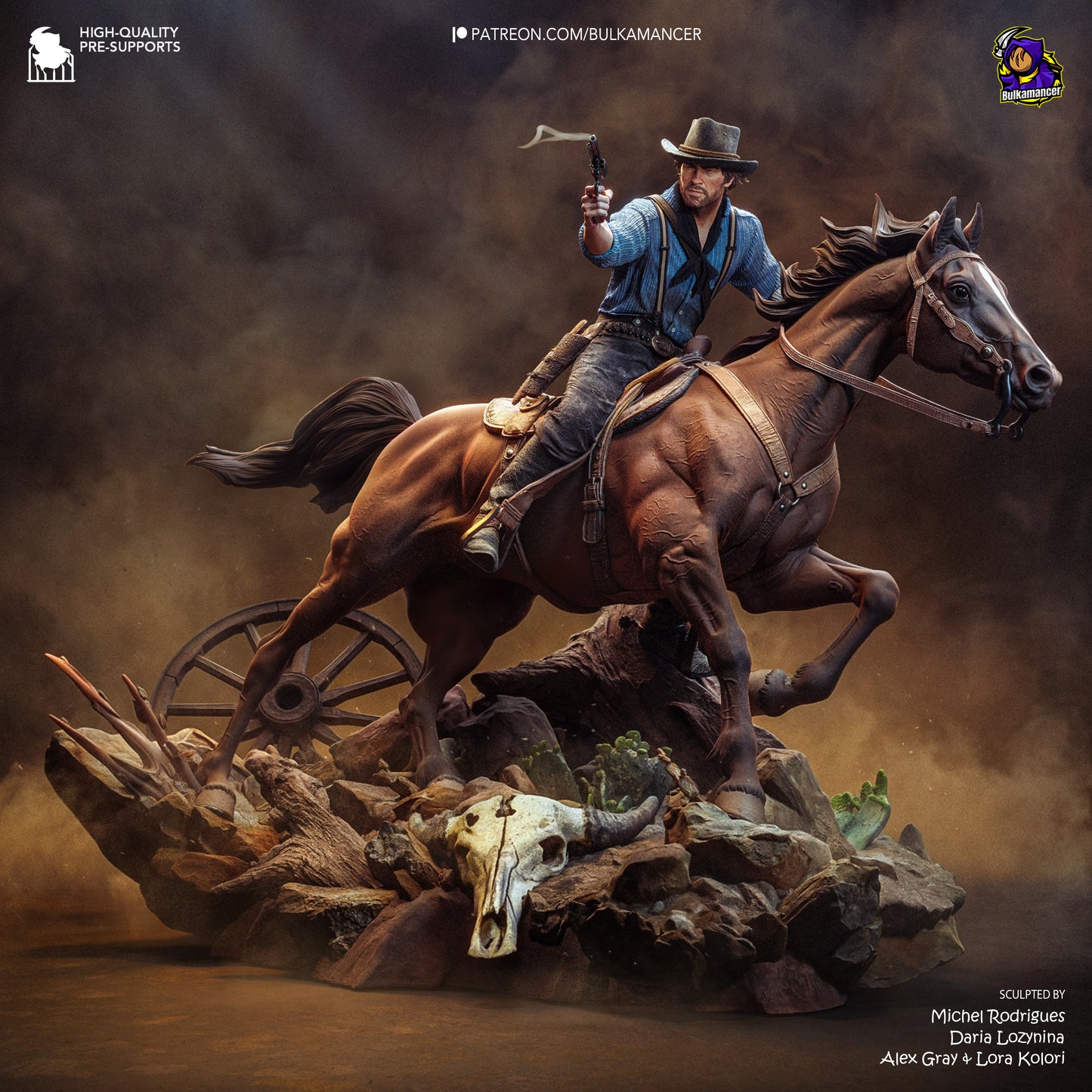 Arthur from Red Dead Redemption 2 by Bulkamancer | High Quality Resin Print | Painted Commissions available! - Sephiknot