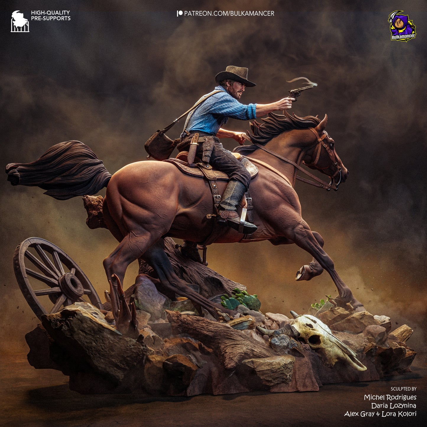 Arthur from Red Dead Redemption 2 by Bulkamancer | High Quality Resin Print | Painted Commissions available! - Sephiknot