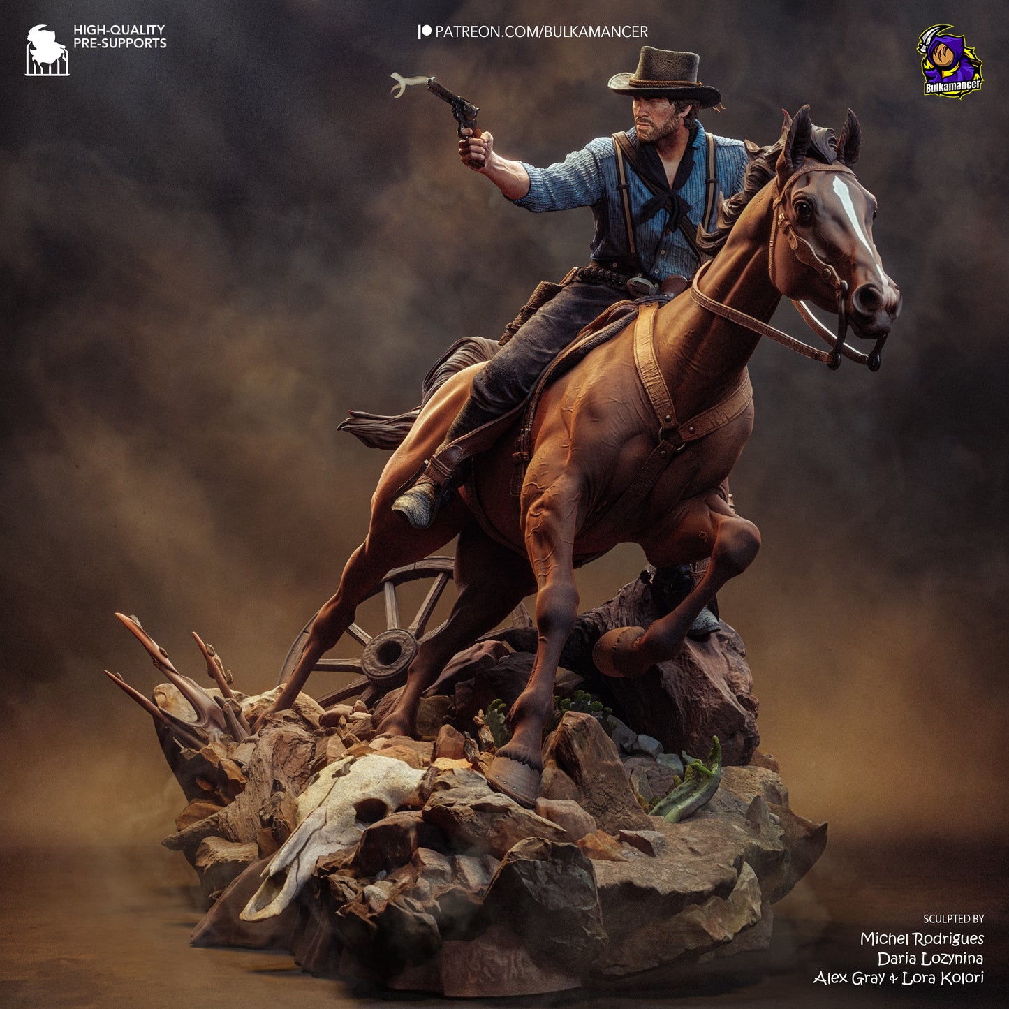Arthur from Red Dead Redemption 2 by Bulkamancer | High Quality Resin Print | Painted Commissions available! - Sephiknot