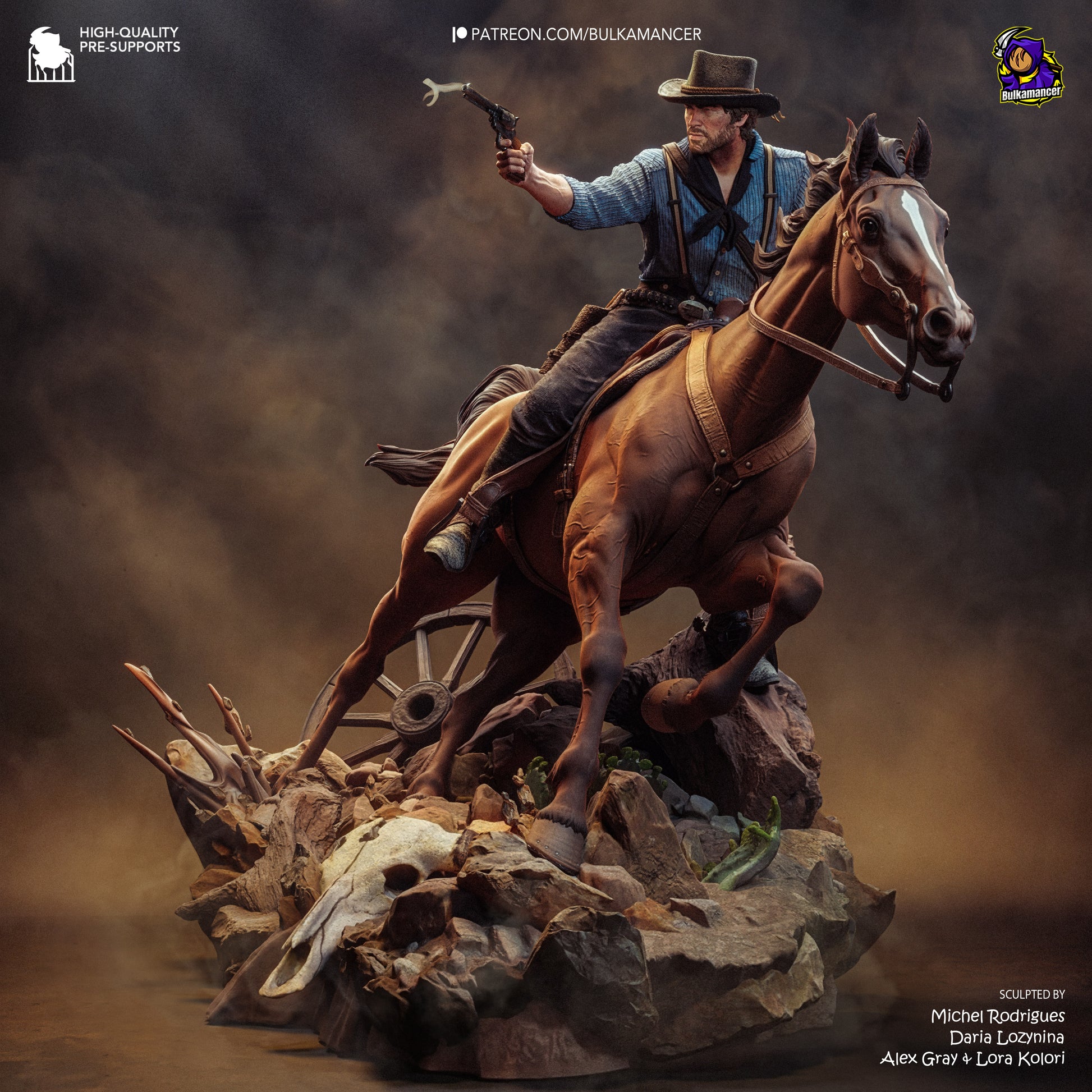 Arthur from Red Dead Redemption 2 by Bulkamancer | High Quality Resin Print | Painted Commissions available! - Sephiknot