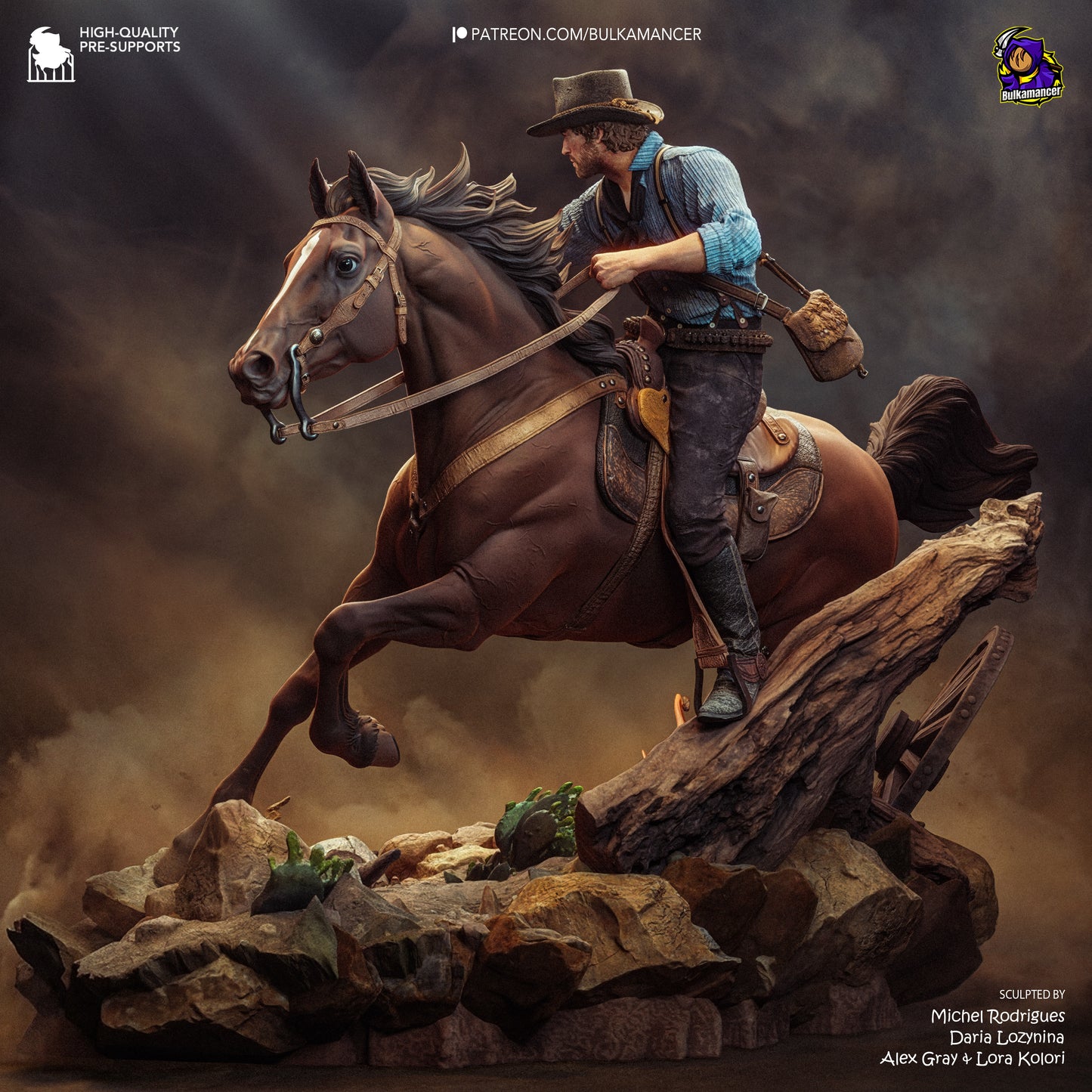 Arthur from Red Dead Redemption 2 by Bulkamancer | High Quality Resin Print | Painted Commissions available! - Sephiknot