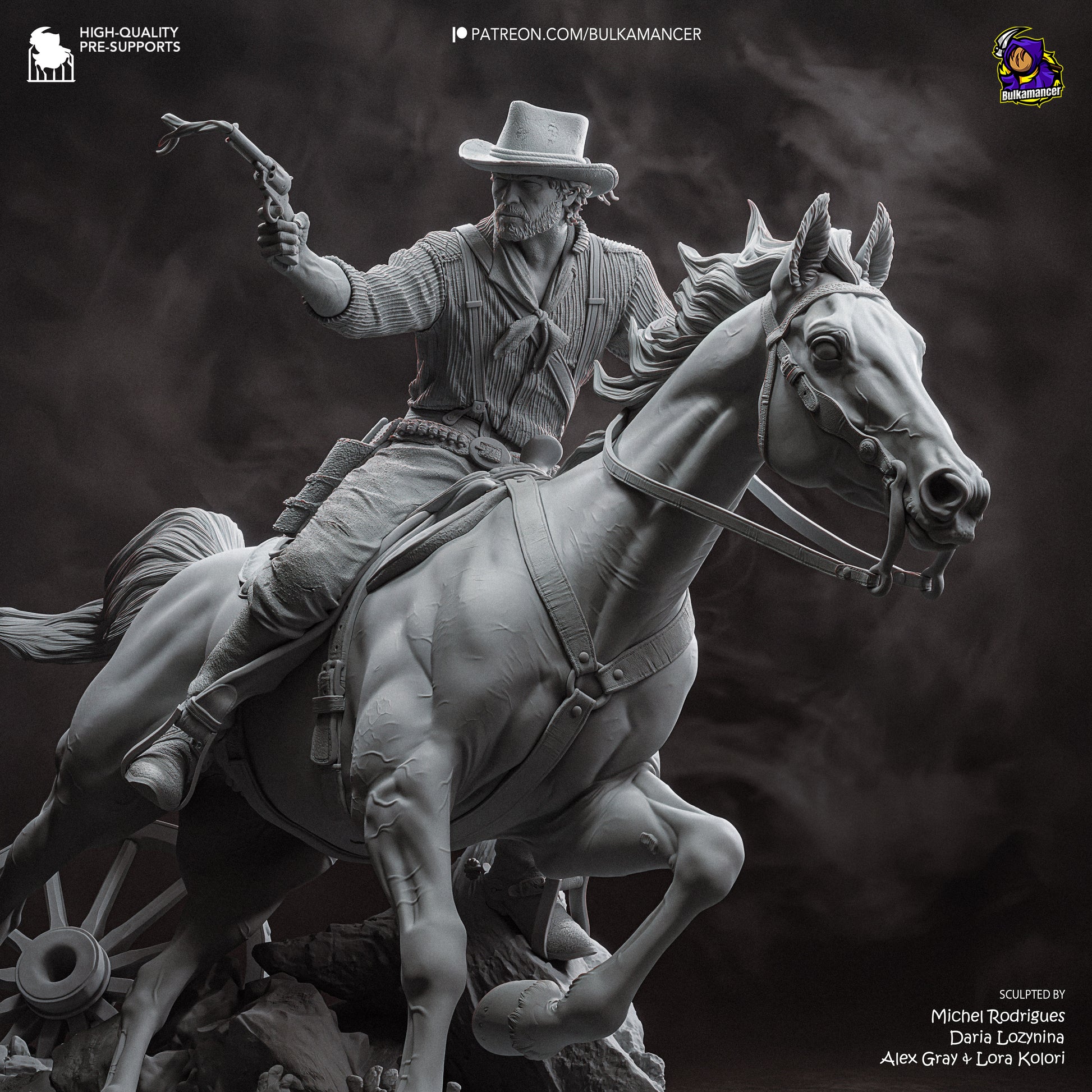 Arthur from Red Dead Redemption 2 by Bulkamancer | High Quality Resin Print | Painted Commissions available! - Sephiknot