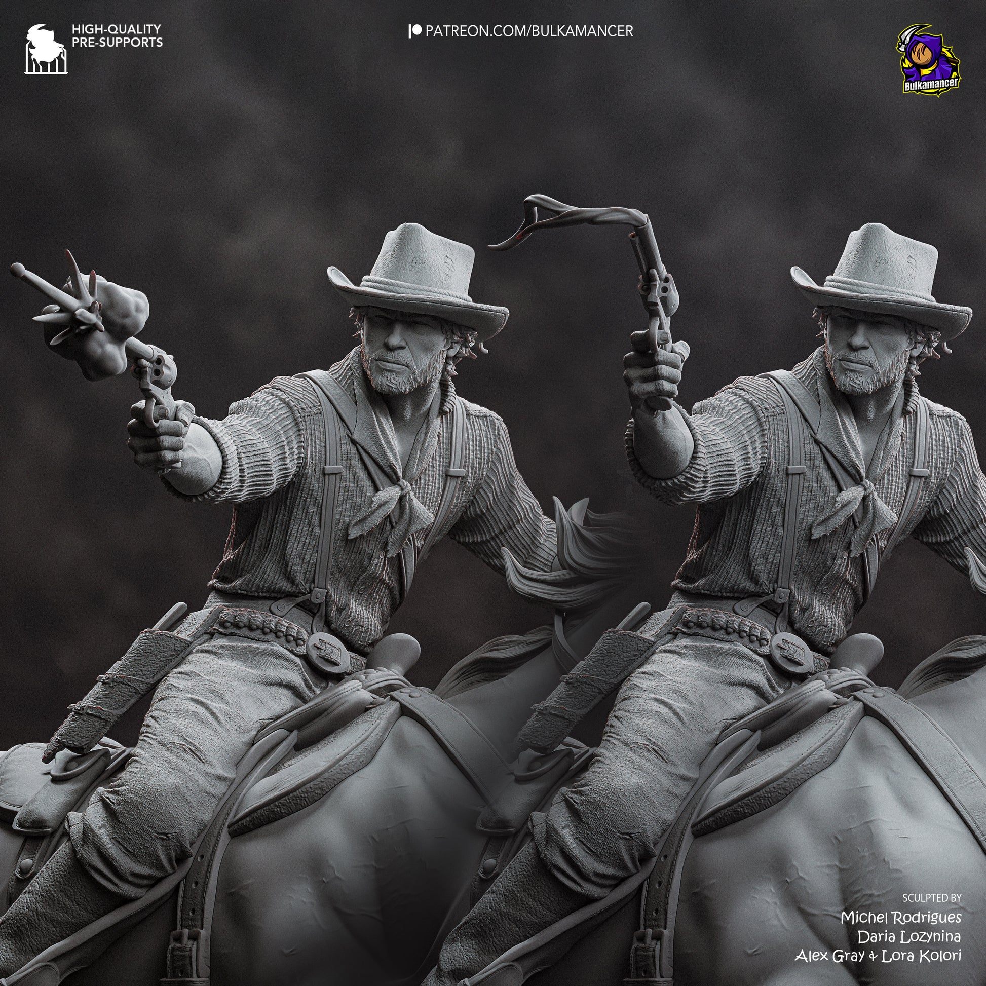 Arthur from Red Dead Redemption 2 by Bulkamancer | High Quality Resin Print | Painted Commissions available! - Sephiknot