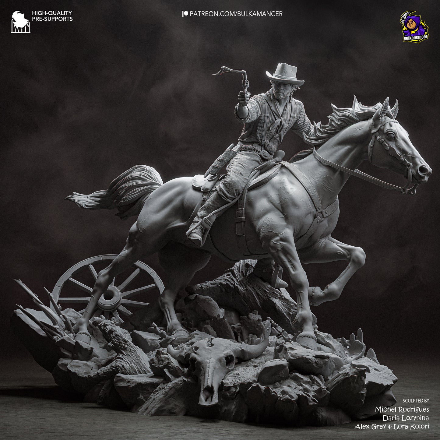 Arthur from Red Dead Redemption 2 by Bulkamancer | High Quality Resin Print | Painted Commissions available! - Sephiknot