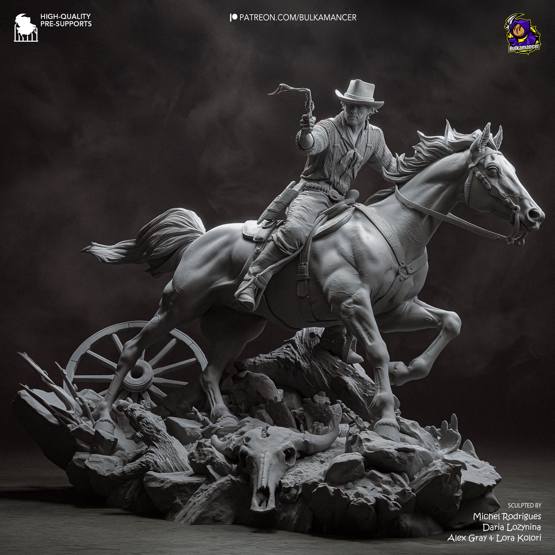 Arthur from Red Dead Redemption 2 by Bulkamancer | High Quality Resin Print | Painted Commissions available! - Sephiknot