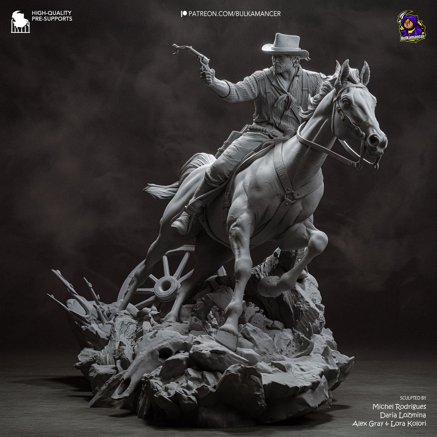 Arthur from Red Dead Redemption 2 by Bulkamancer | High Quality Resin Print | Painted Commissions available! - Sephiknot