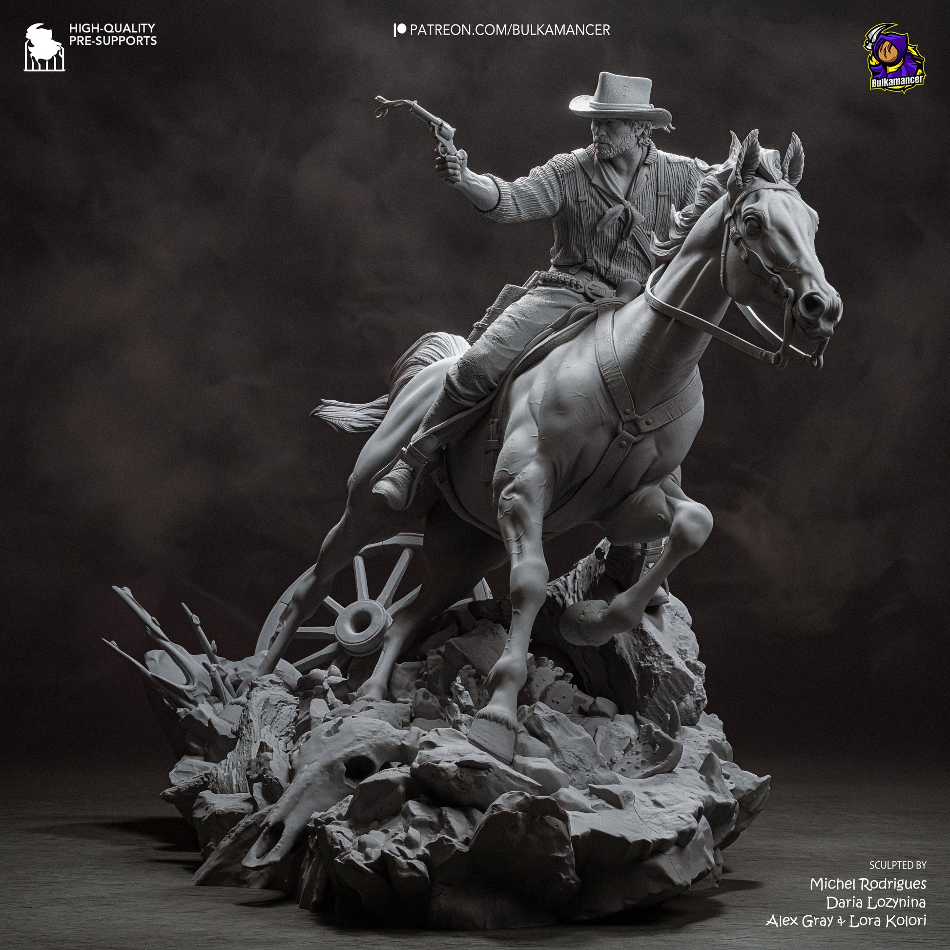 Arthur from Red Dead Redemption 2 by Bulkamancer | High Quality Resin Print | Painted Commissions available! - Sephiknot
