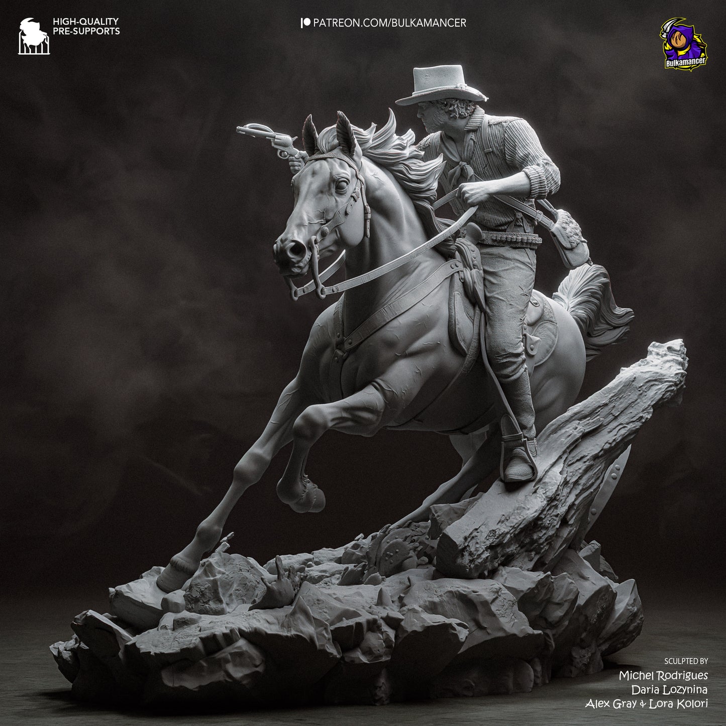 Arthur from Red Dead Redemption 2 by Bulkamancer | High Quality Resin Print | Painted Commissions available! - Sephiknot