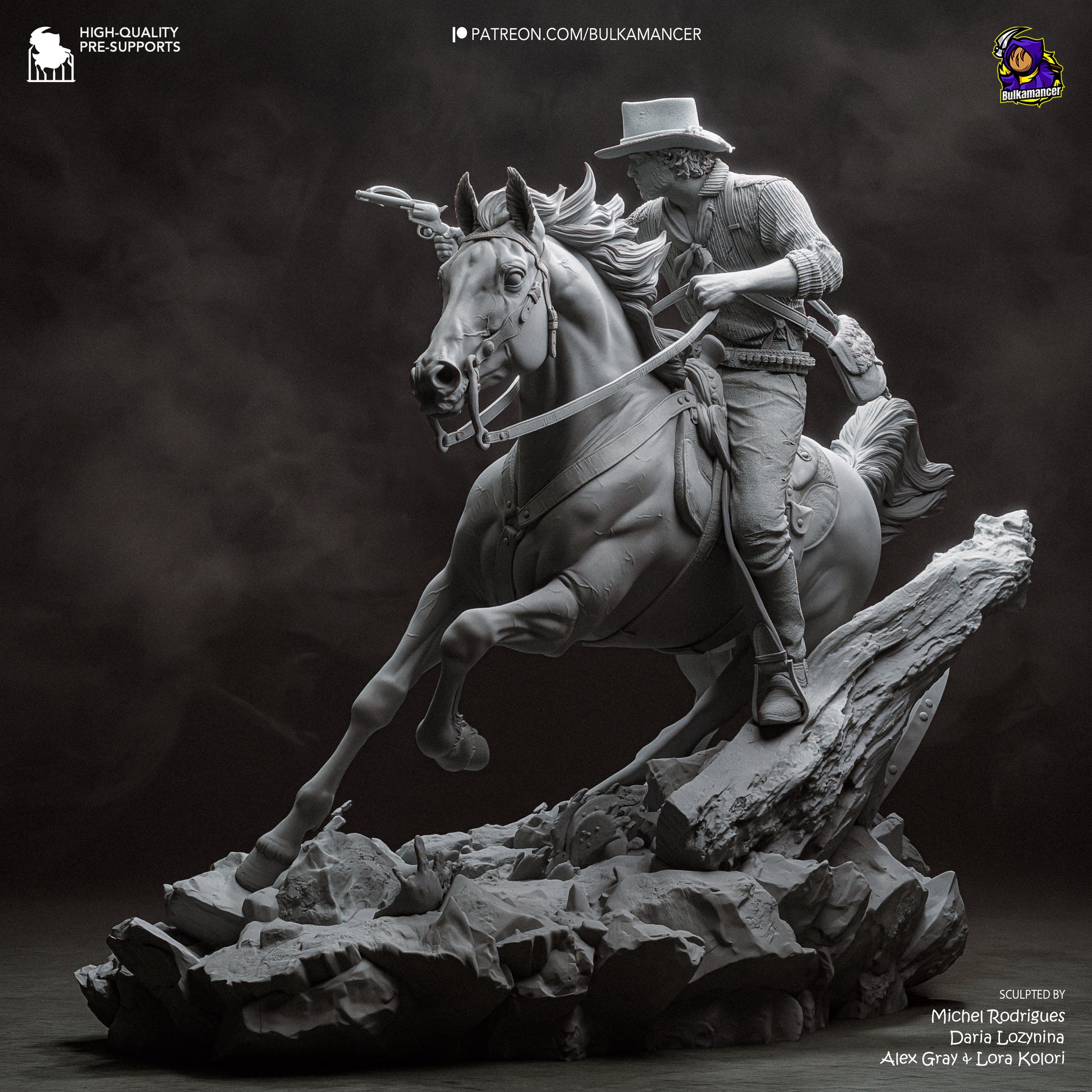 Arthur from Red Dead Redemption 2 by Bulkamancer | High Quality Resin Print | Painted Commissions available! - Sephiknot