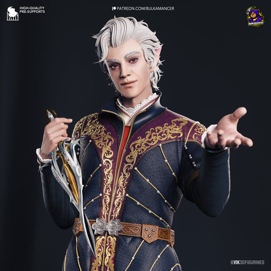Baldurs Gate 3 Astarion Garage Kit | Fanmade Model | Vampire daddy | 3D Printed - Sephiknot