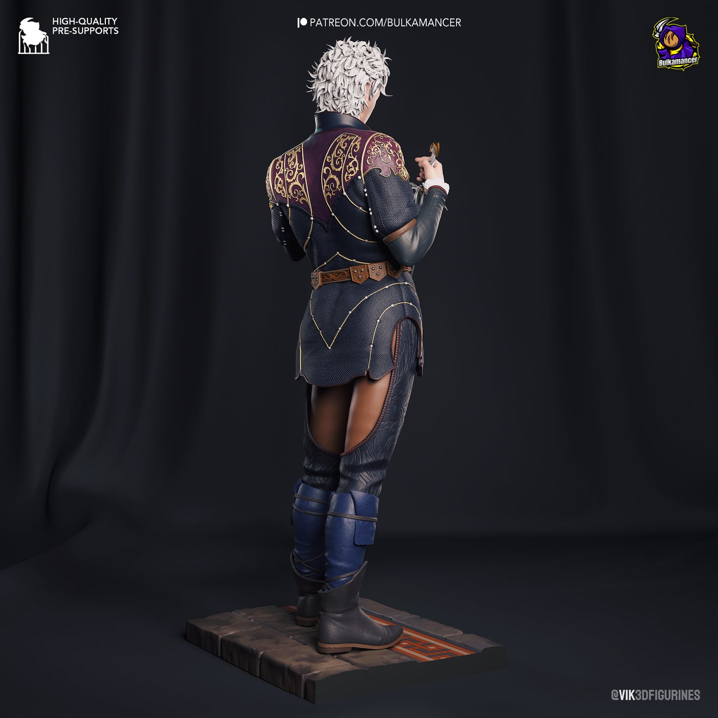 Baldurs Gate 3 Astarion Garage Kit | Fanmade Model | Vampire daddy | 3D Printed - Sephiknot
