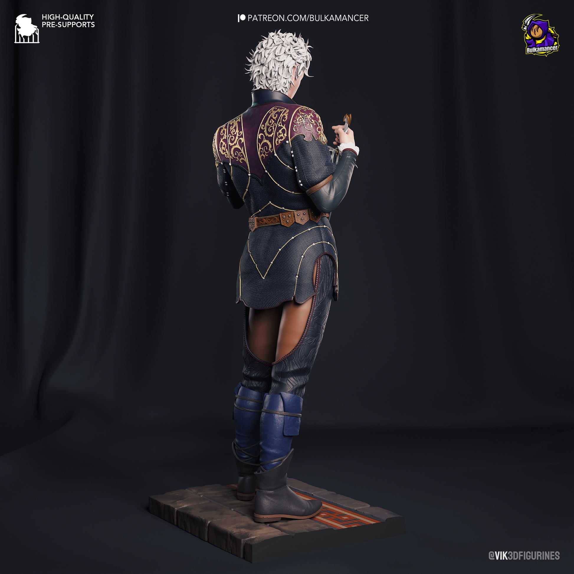Baldurs Gate 3 Astarion Garage Kit | Fanmade Model | Vampire daddy | 3D Printed - Sephiknot