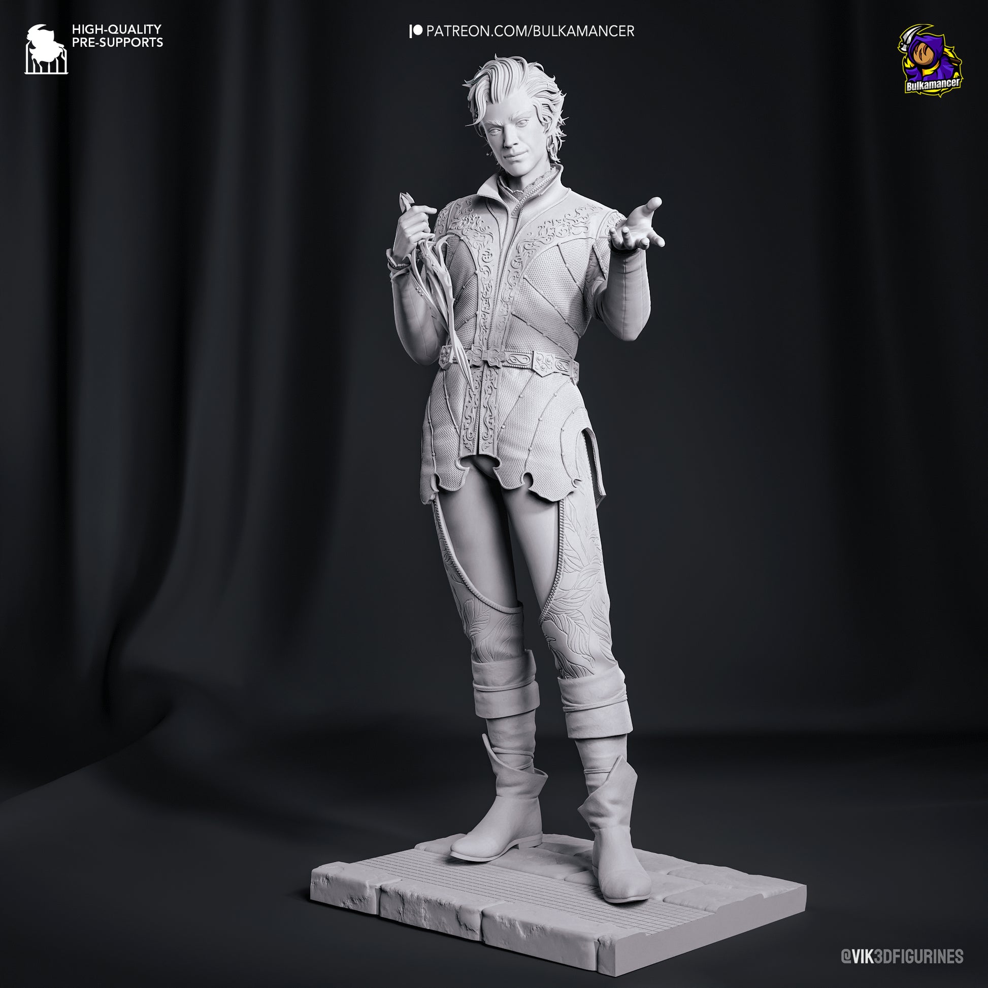 Baldurs Gate 3 Astarion Garage Kit | Fanmade Model | Vampire daddy | 3D Printed - Sephiknot
