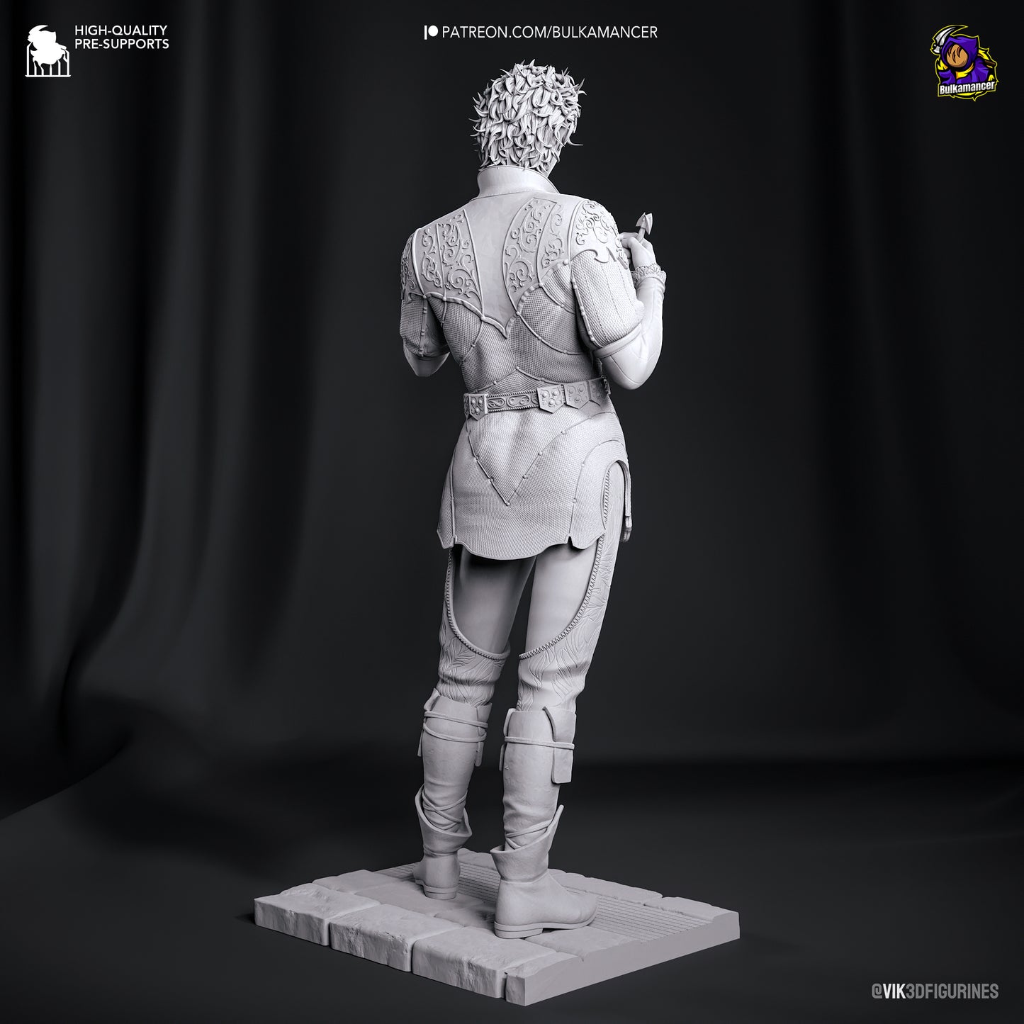 Baldurs Gate 3 Astarion Garage Kit | Fanmade Model | Vampire daddy | 3D Printed - Sephiknot